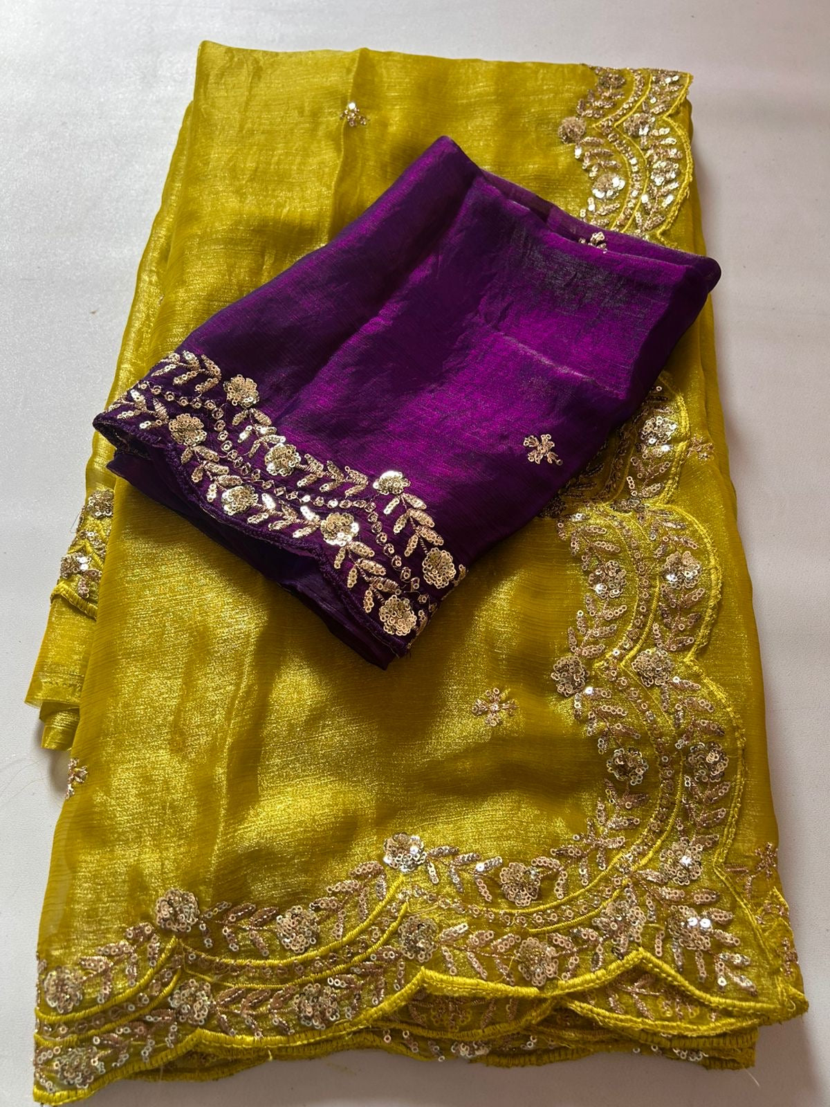 Neon Noor Saree