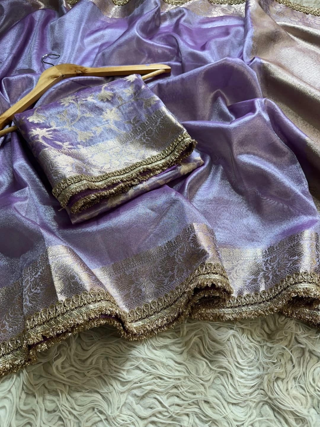 Aqua Aura Banarasi Saree
