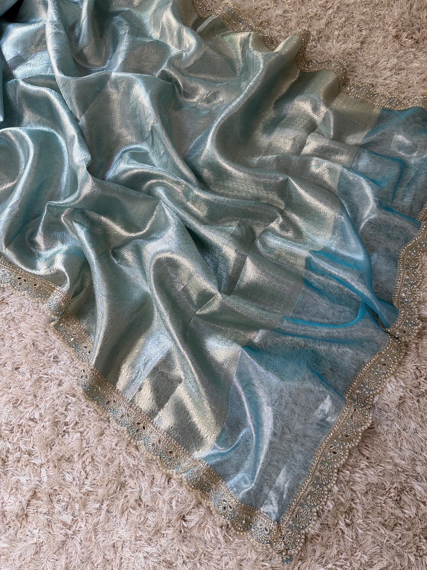Sage Noor Banarasi Saree