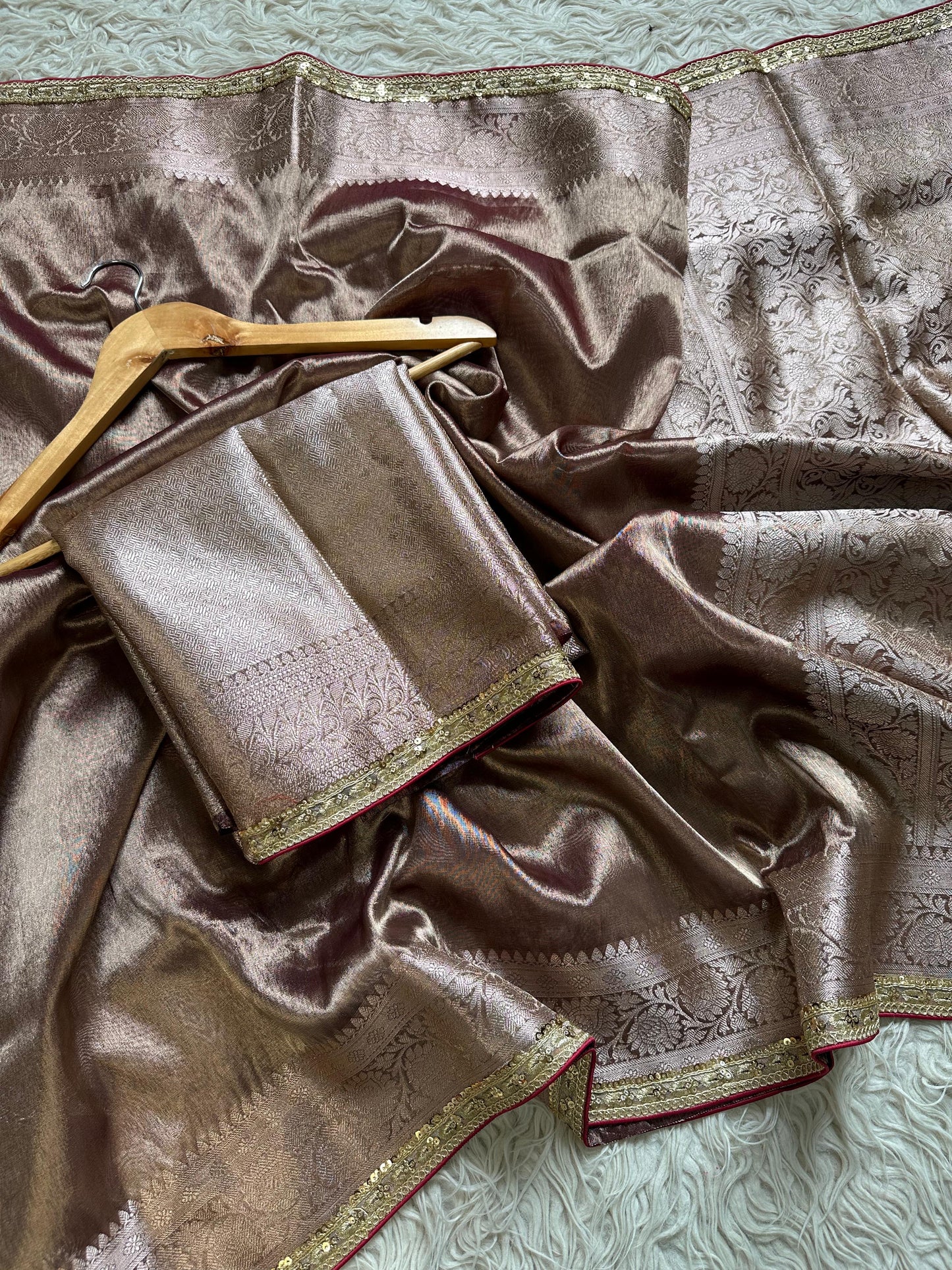 Bronze Elegance Saree