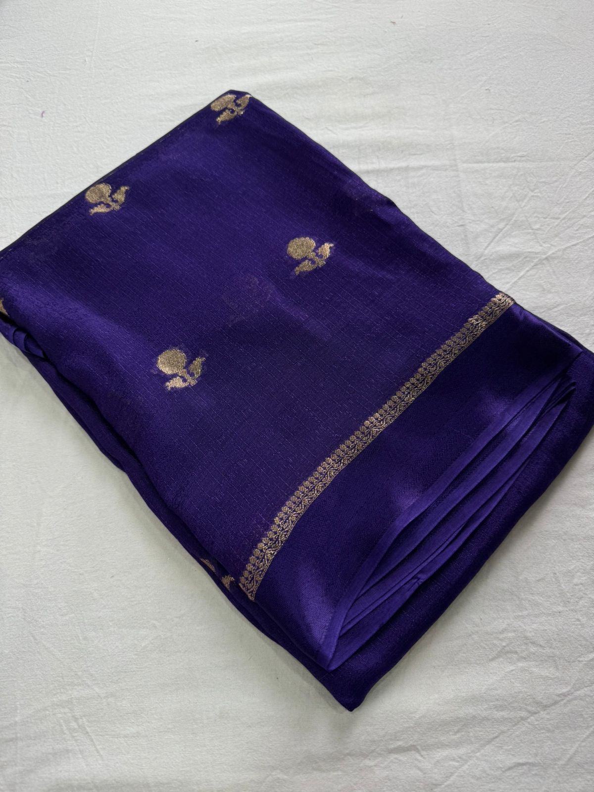 Chandrika Viscose Saree(Purple)