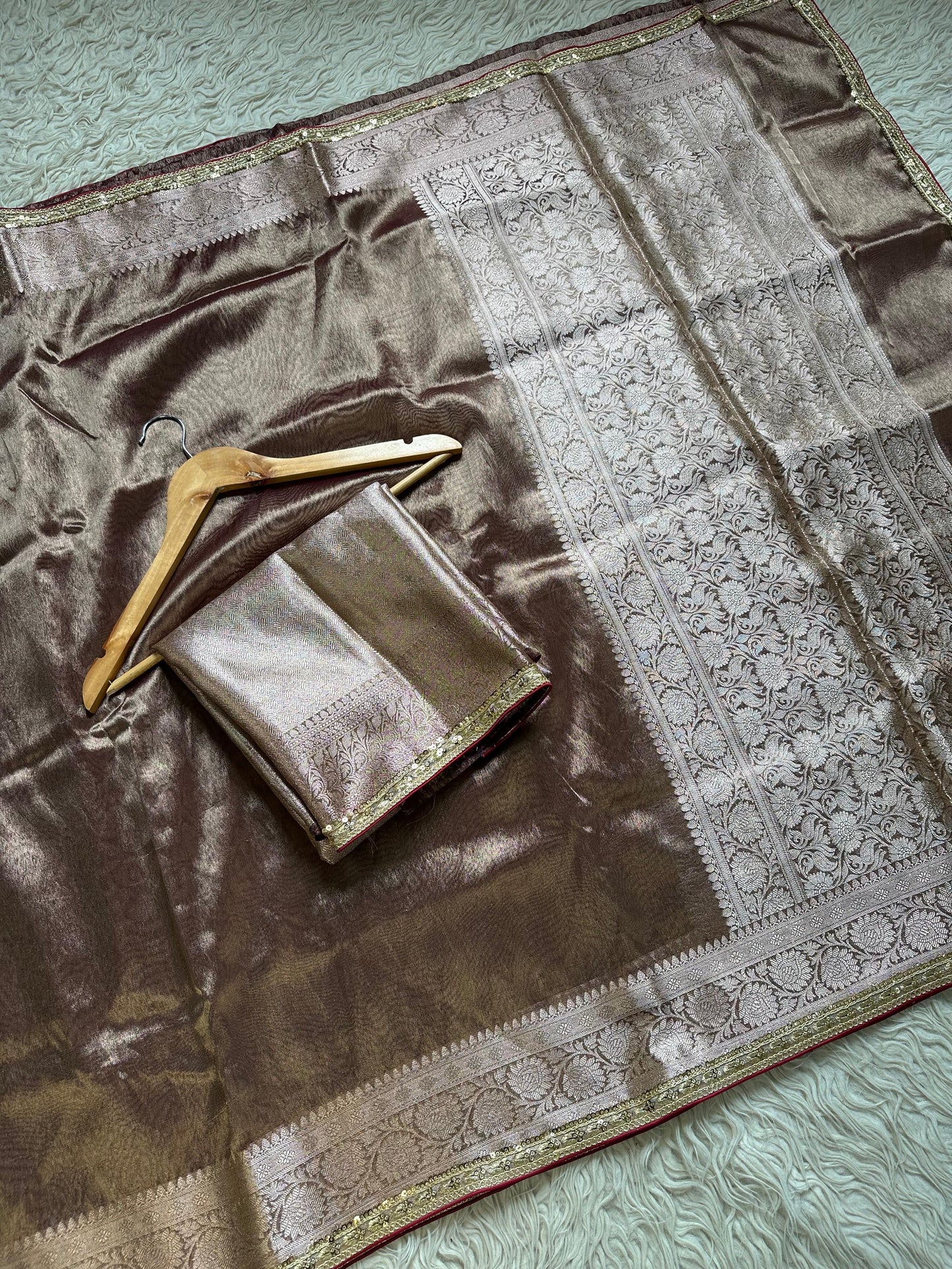 Bronze Elegance Saree