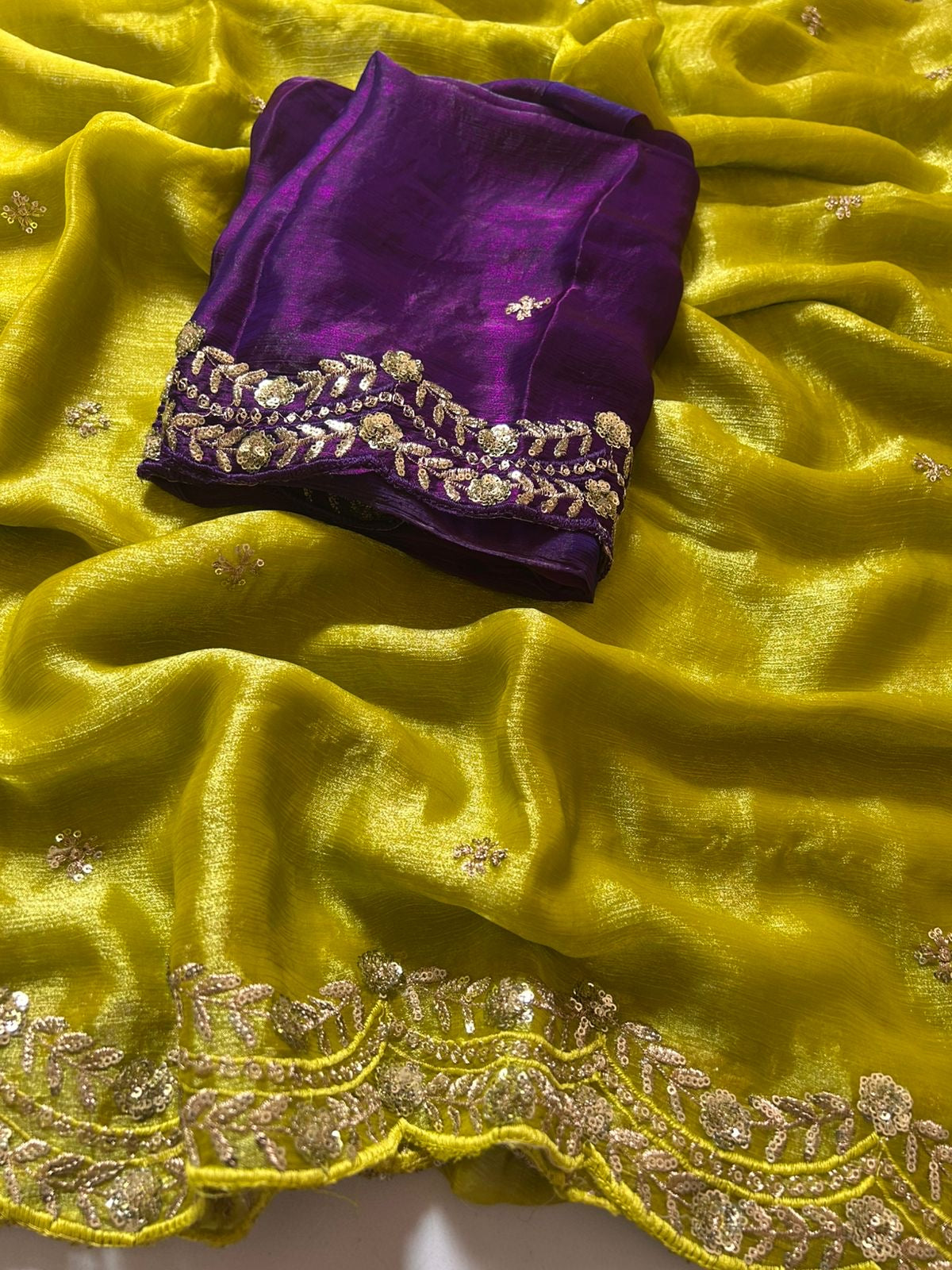 Neon Noor Saree