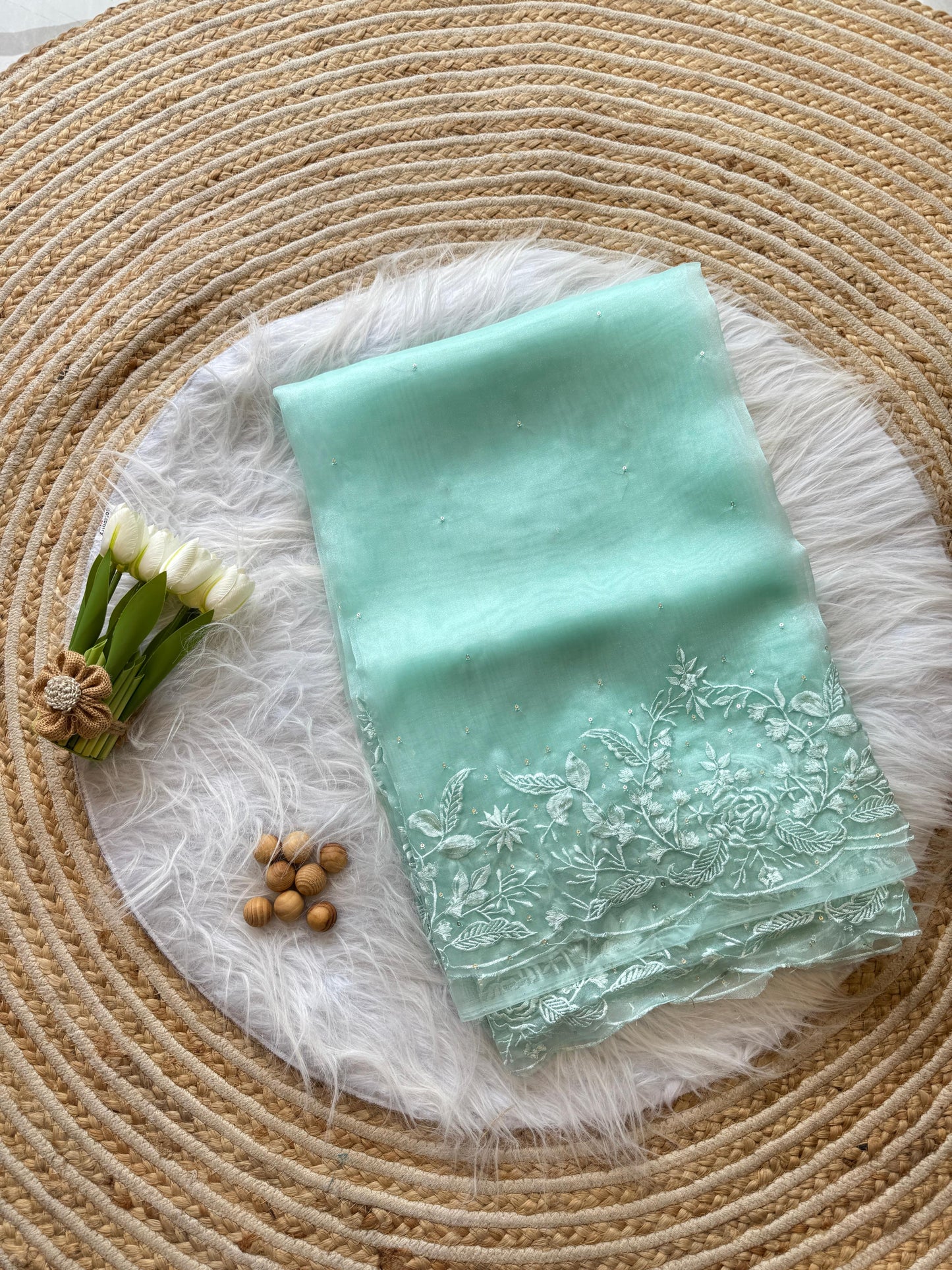 Bloom Veil Saree