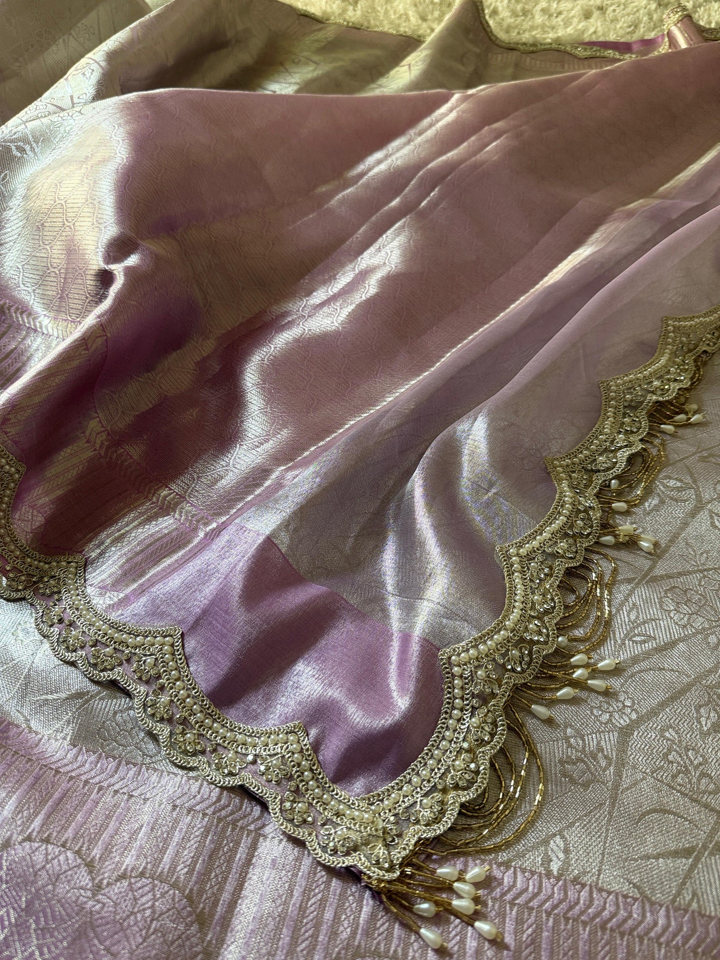 Moti Resham Banarasi Saree