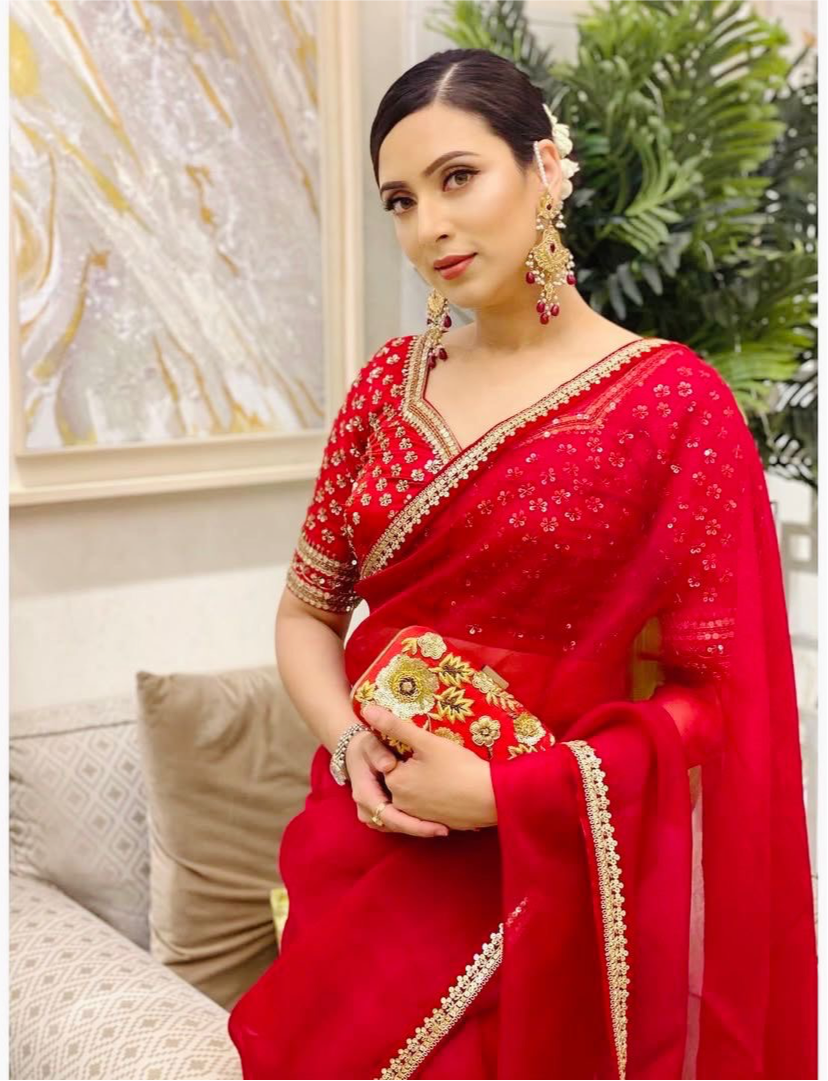 Khushi Sequin Saree