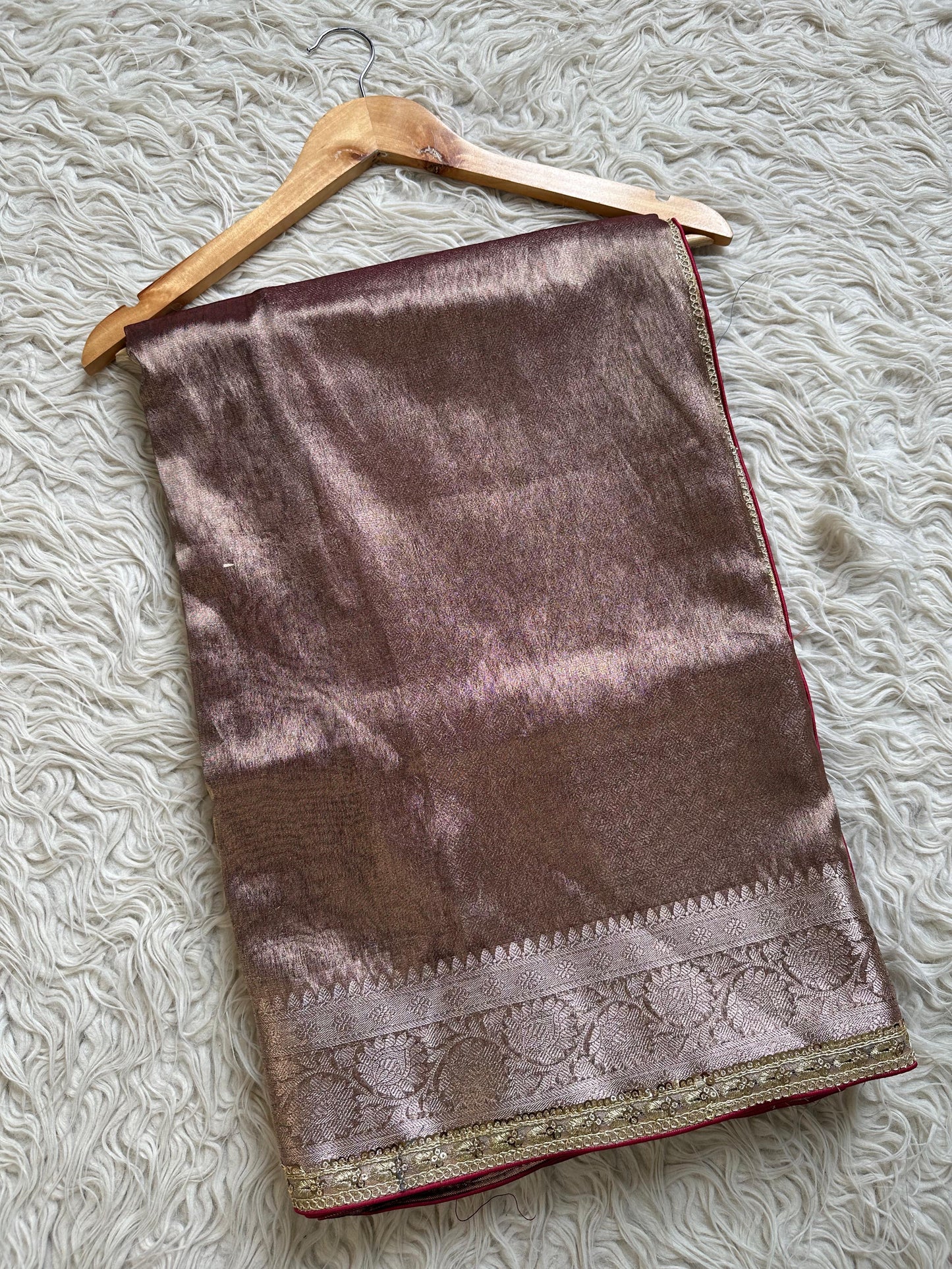 Bronze Elegance Saree