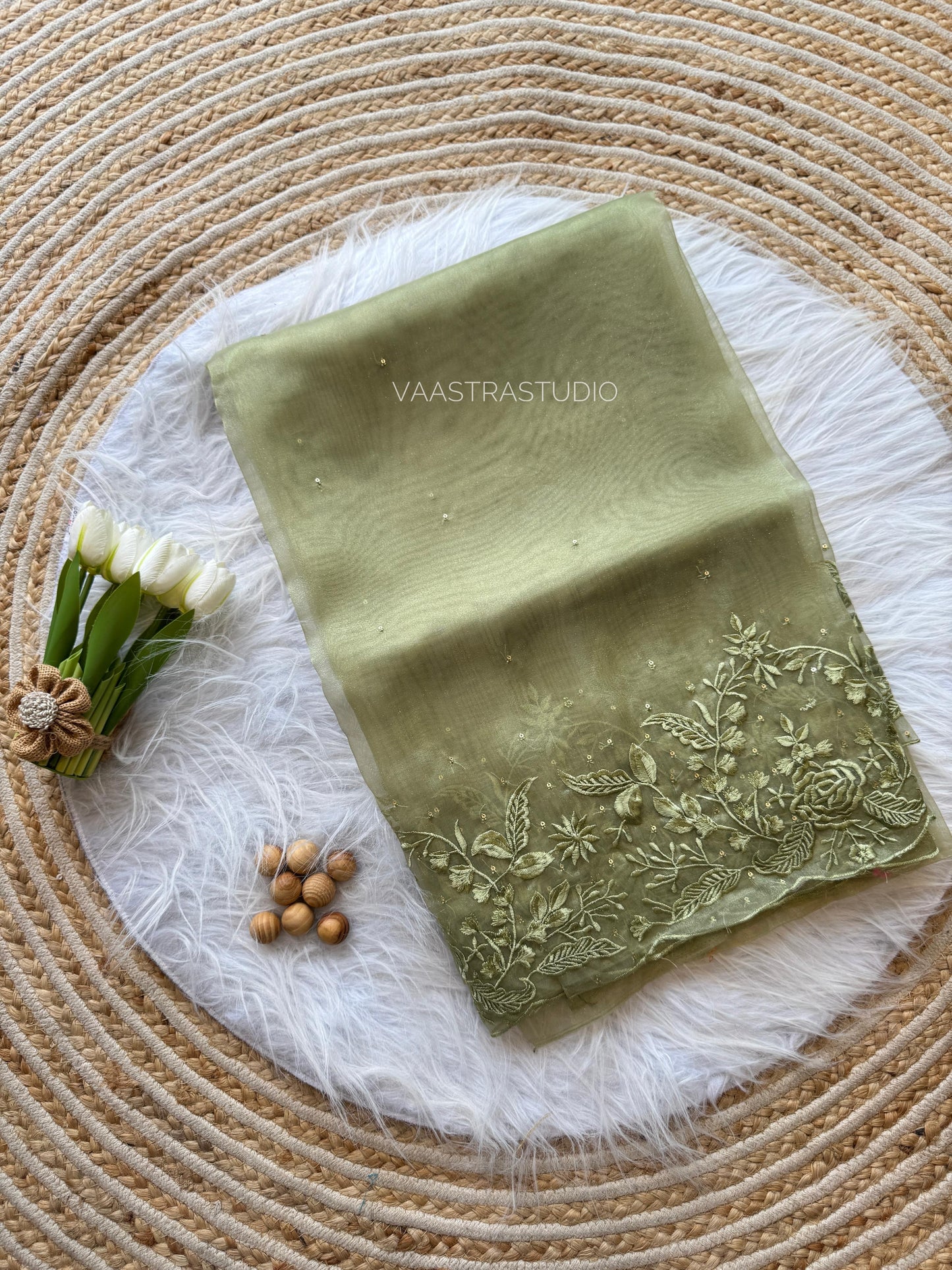 Bloom Veil Saree
