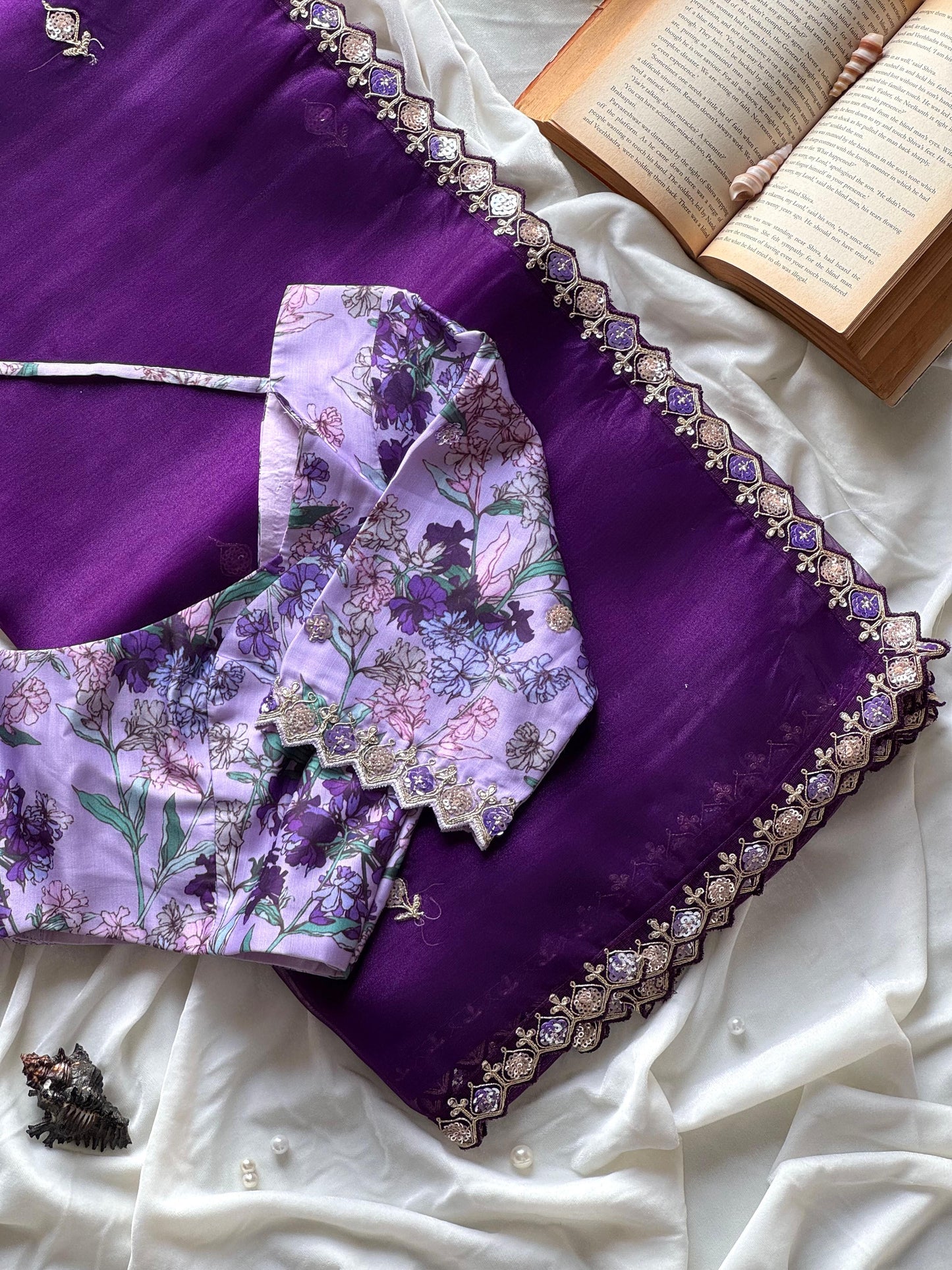 Violate Whisper Saree