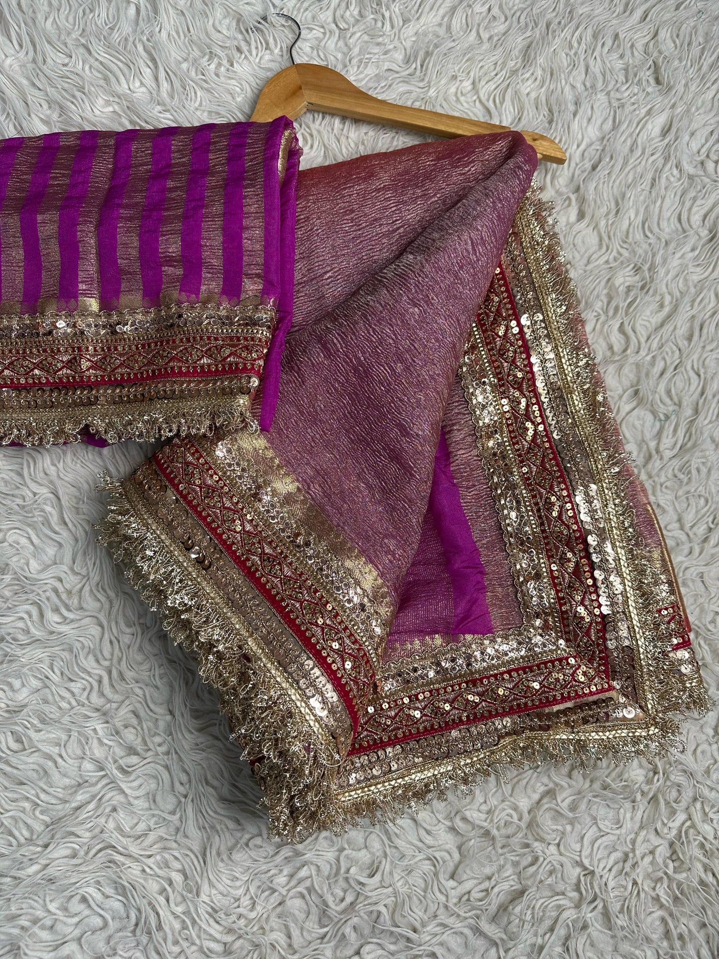 Rose Royale Tissue Saree