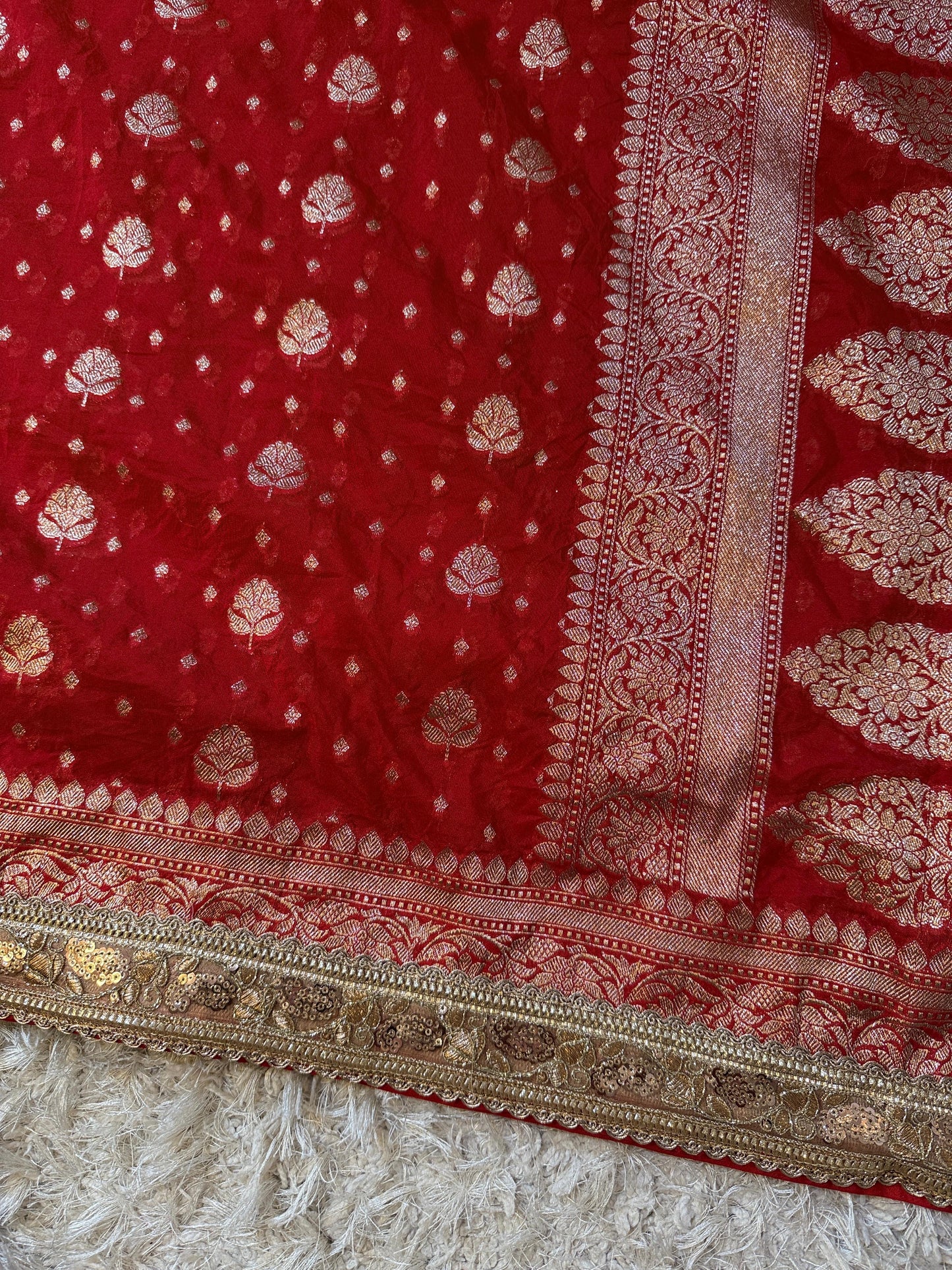 Kanakavalli Khadi Georgette Saree