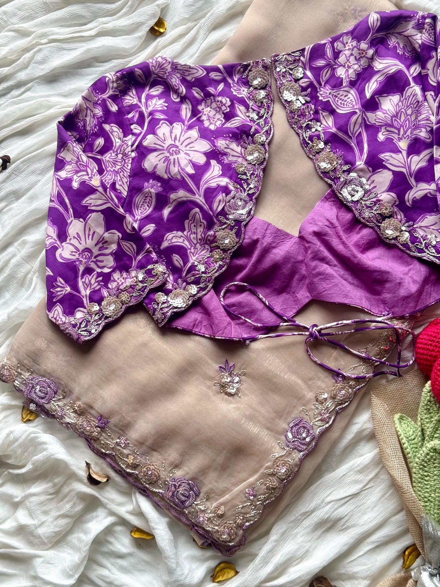 Orchid Glow Saree