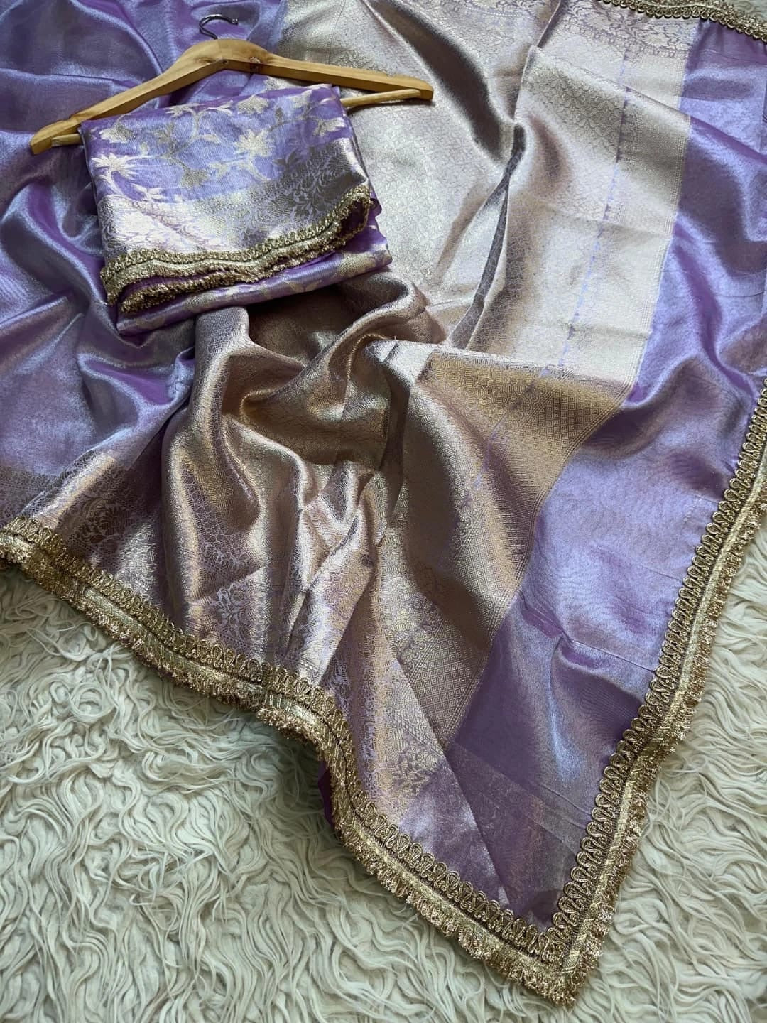 Aqua Aura Banarasi Saree