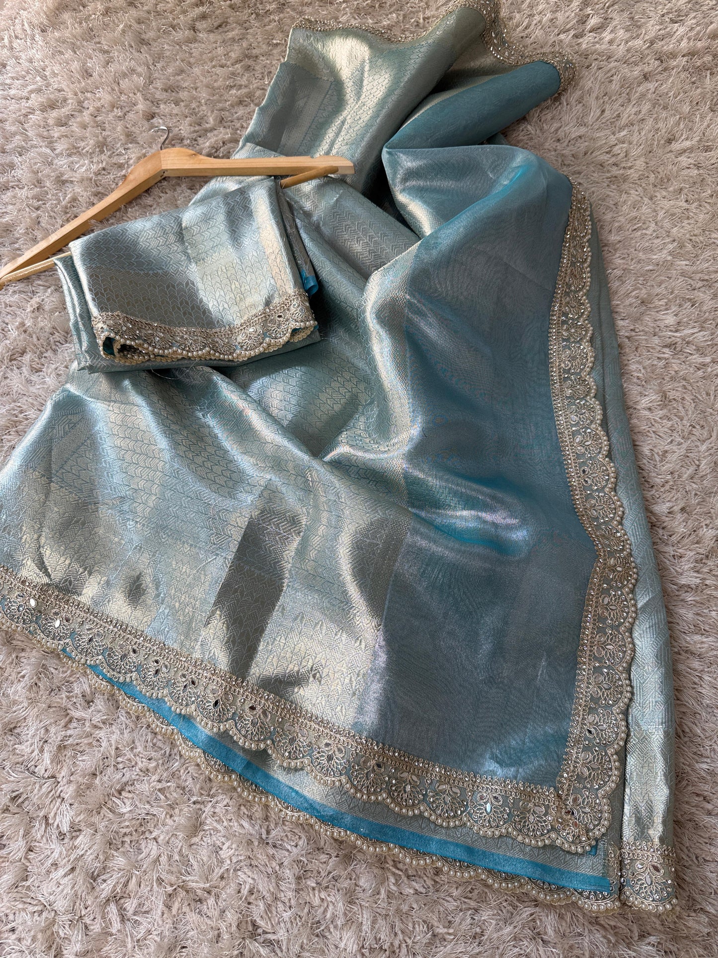 Sage Noor Banarasi Saree