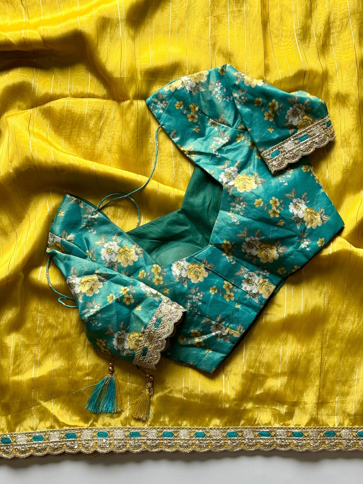 Floral Sunshine Saree