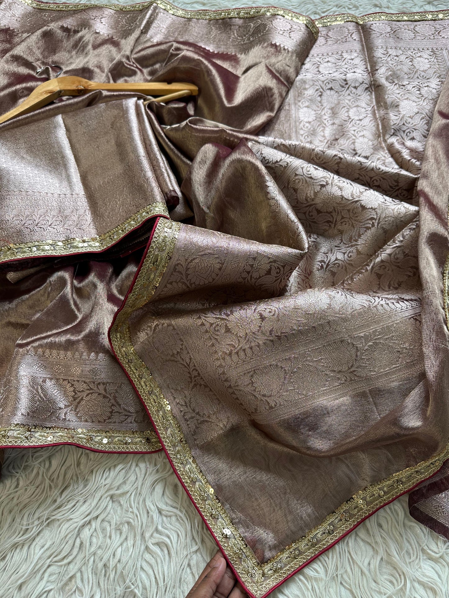Bronze Elegance Saree