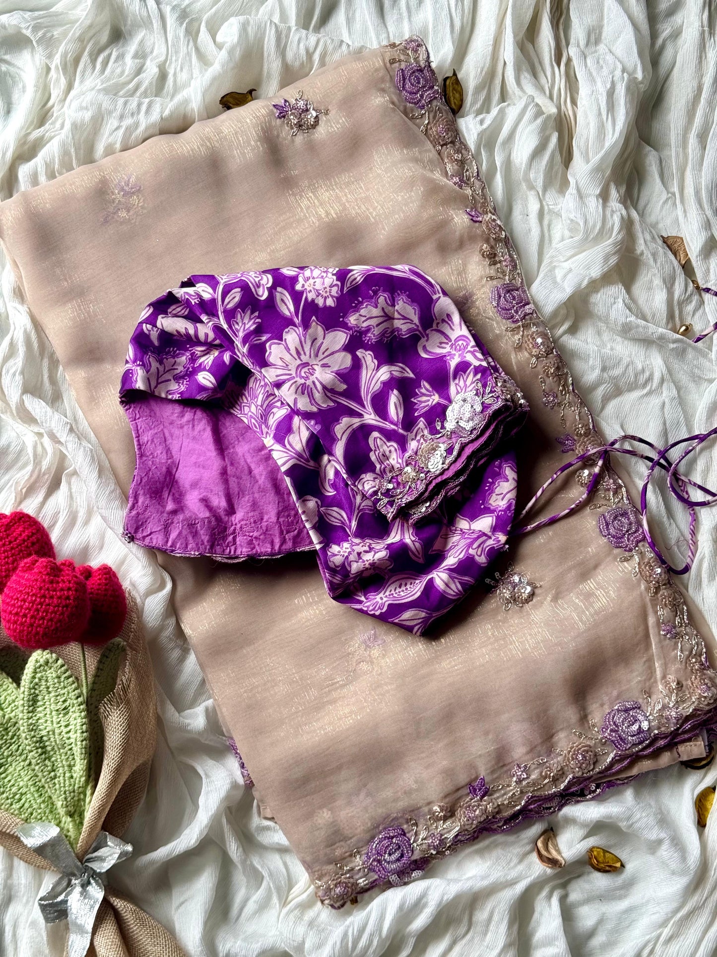 Orchid Glow Saree