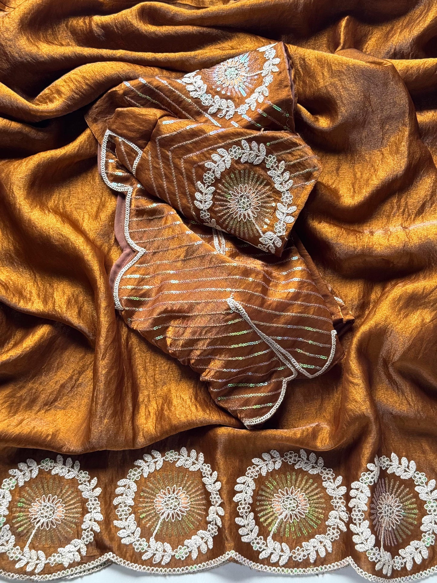 Mustard Elegance Saree