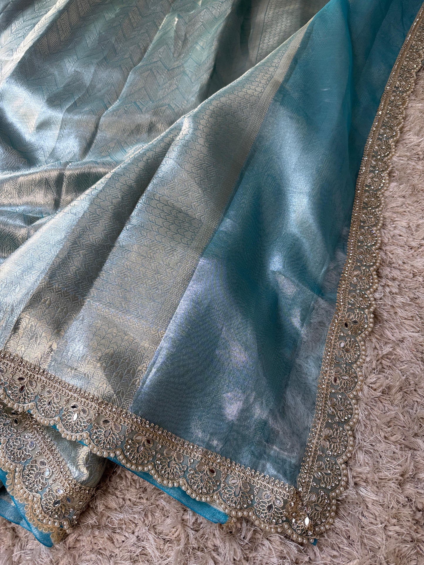 Sage Noor Banarasi Saree