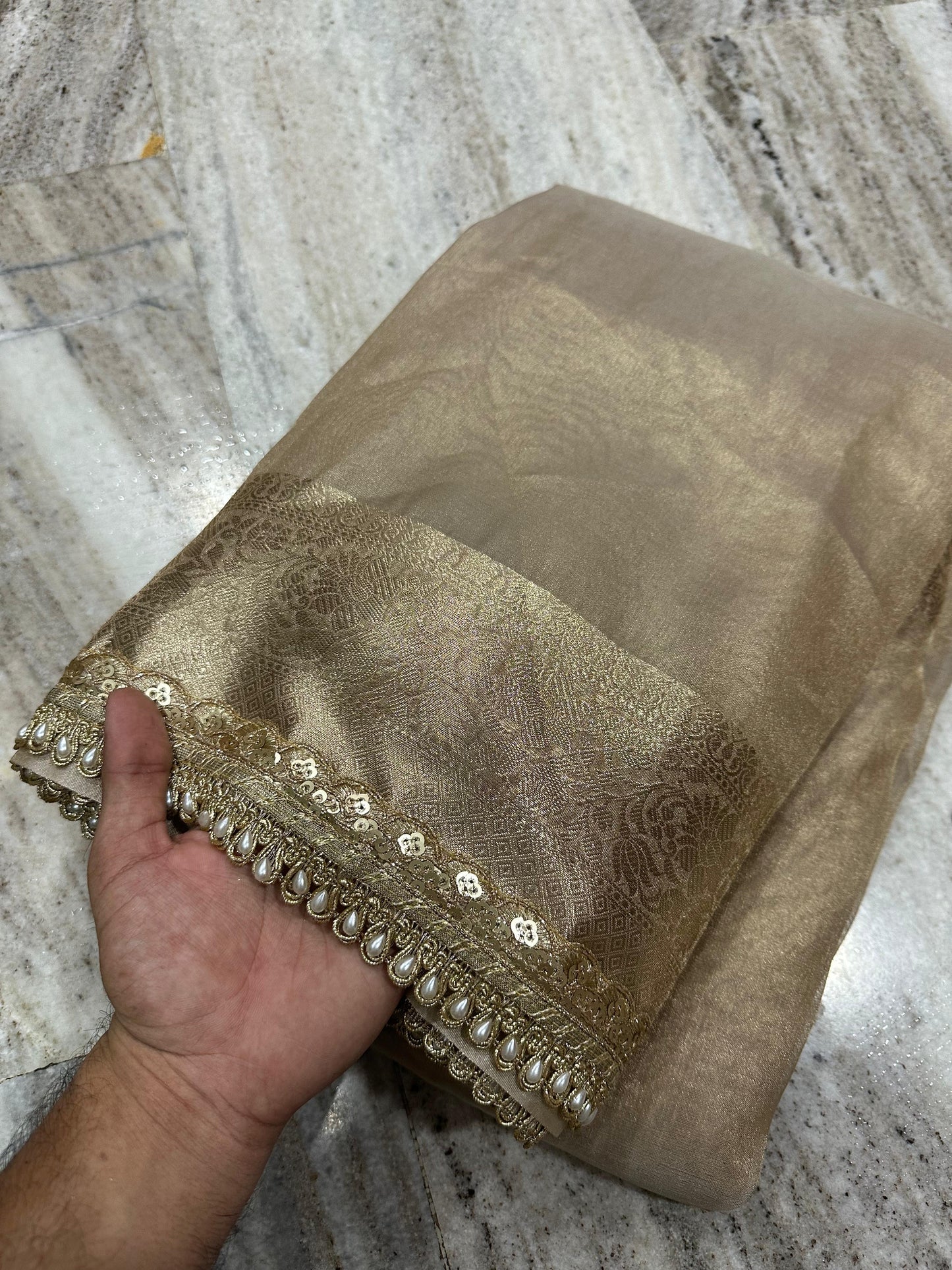 Param Sundari Tissue Saree