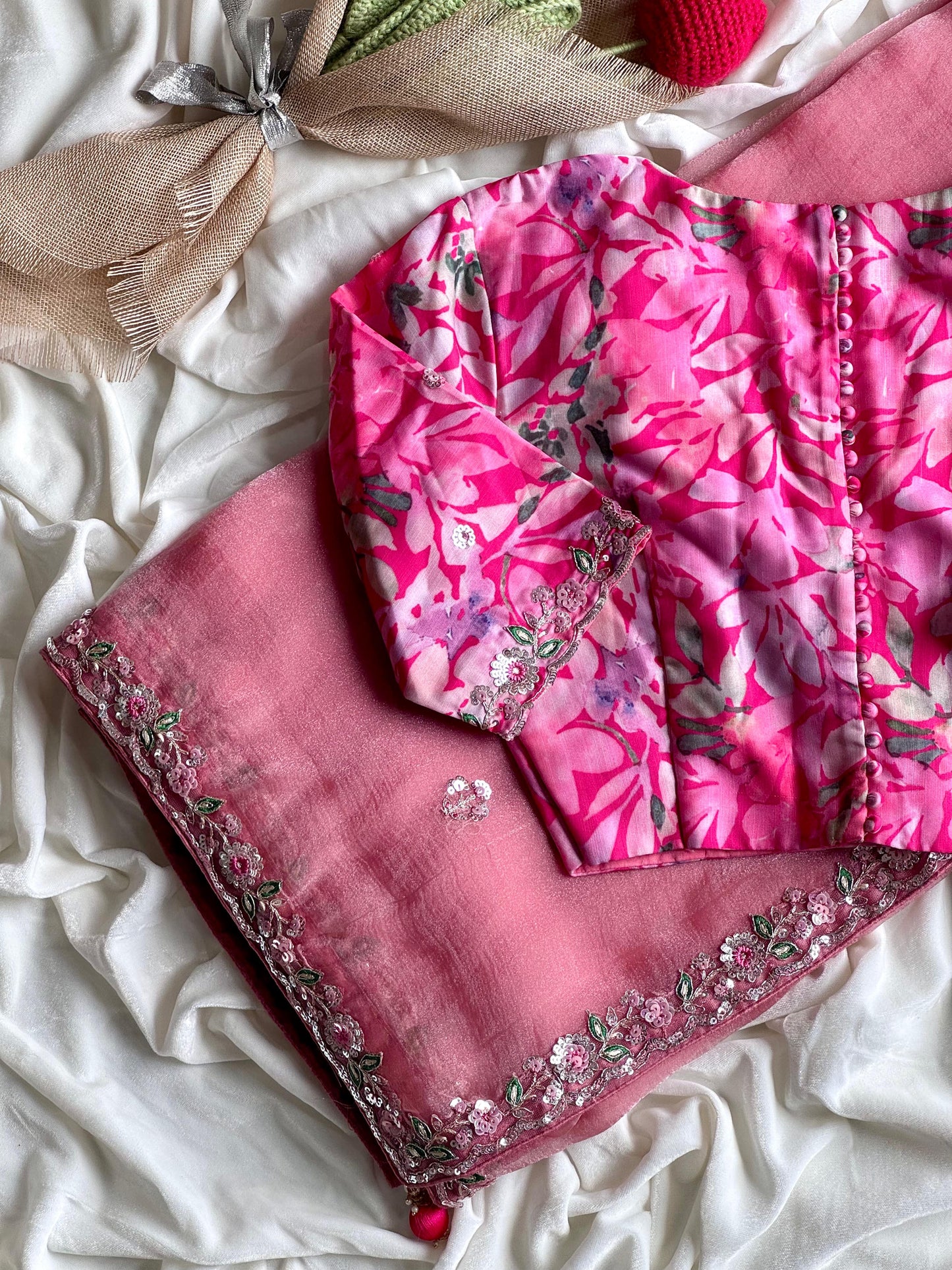 Pink Serenade Saree