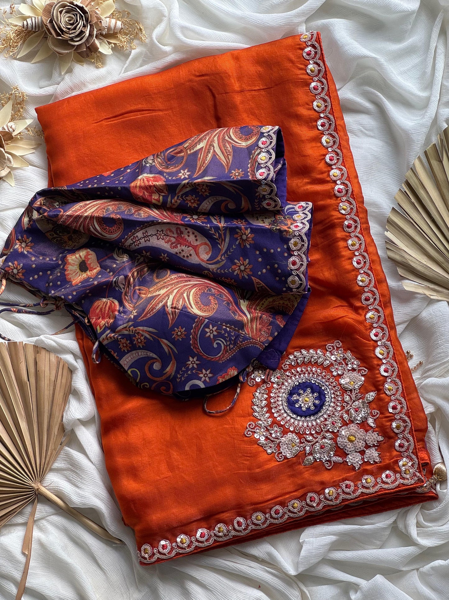 Rustique Bloom Saree