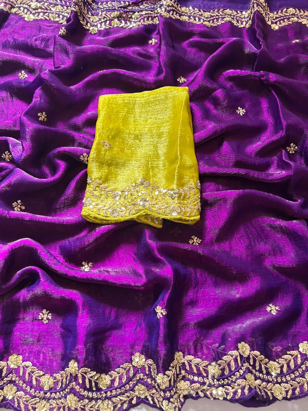 Neon Noor Saree