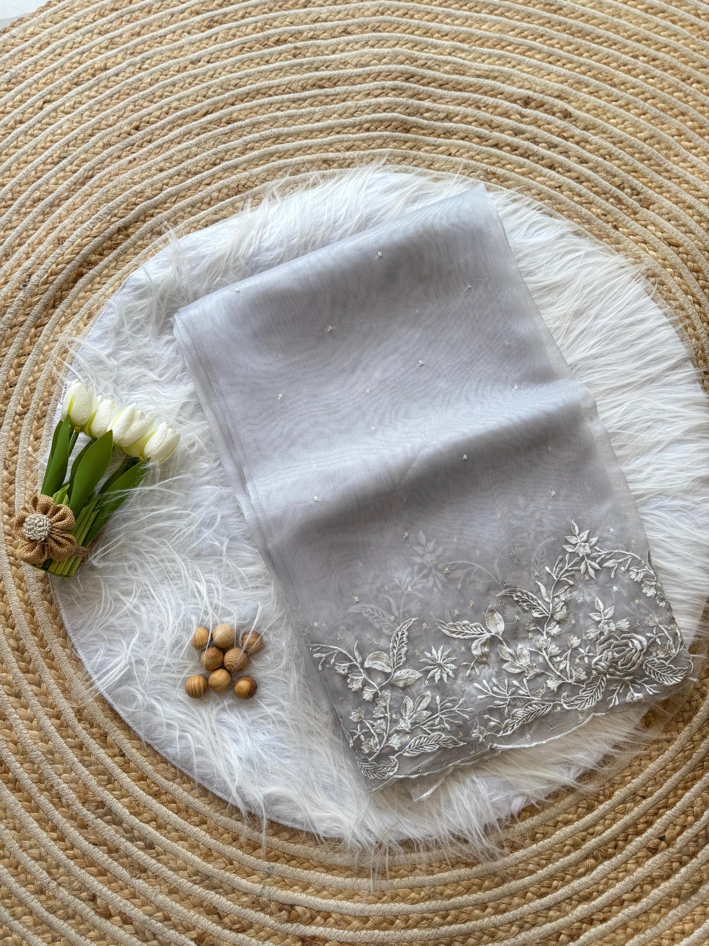Bloom Veil Saree