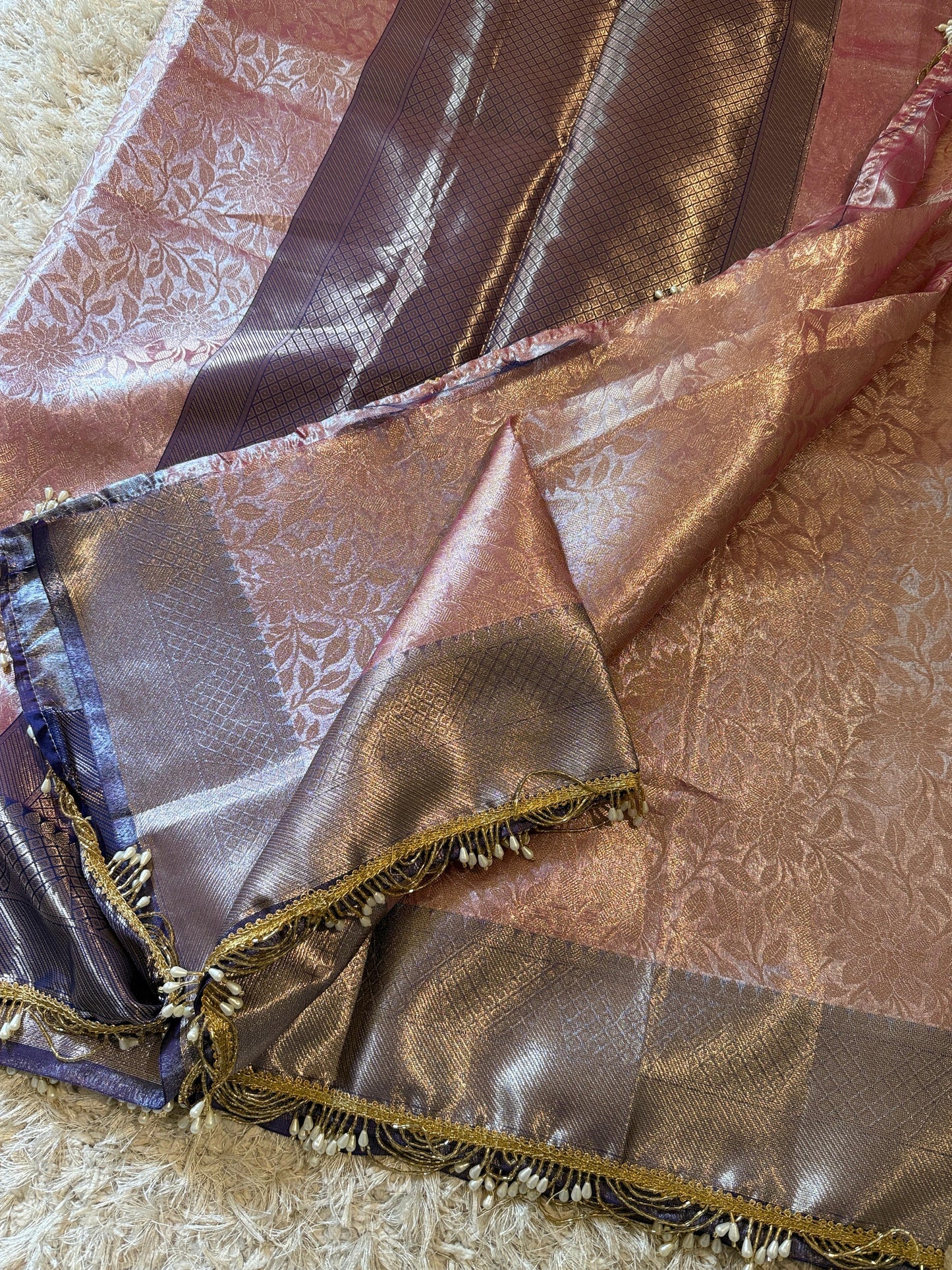 Mauve Majesty Saree