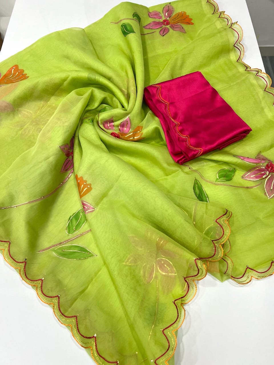 Greenery soft Saree