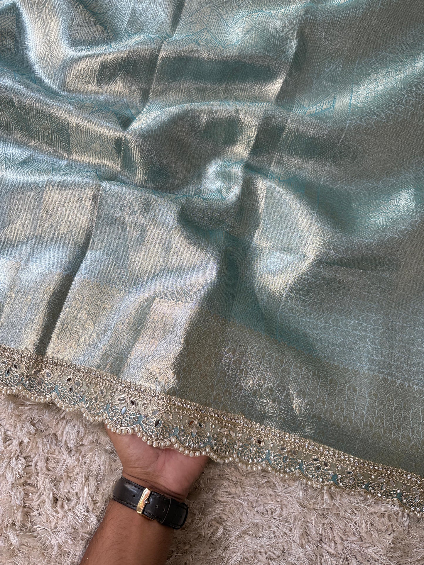 Sage Noor Banarasi Saree