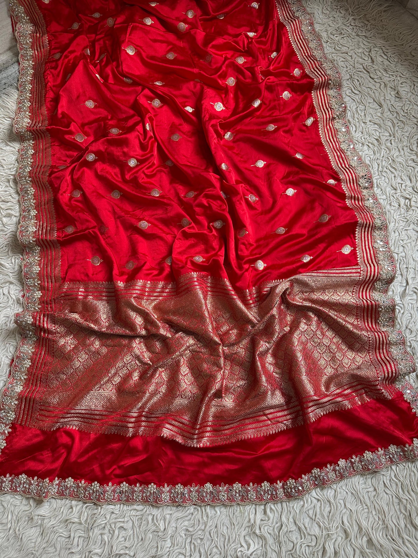 Devyani Vermilion Saree