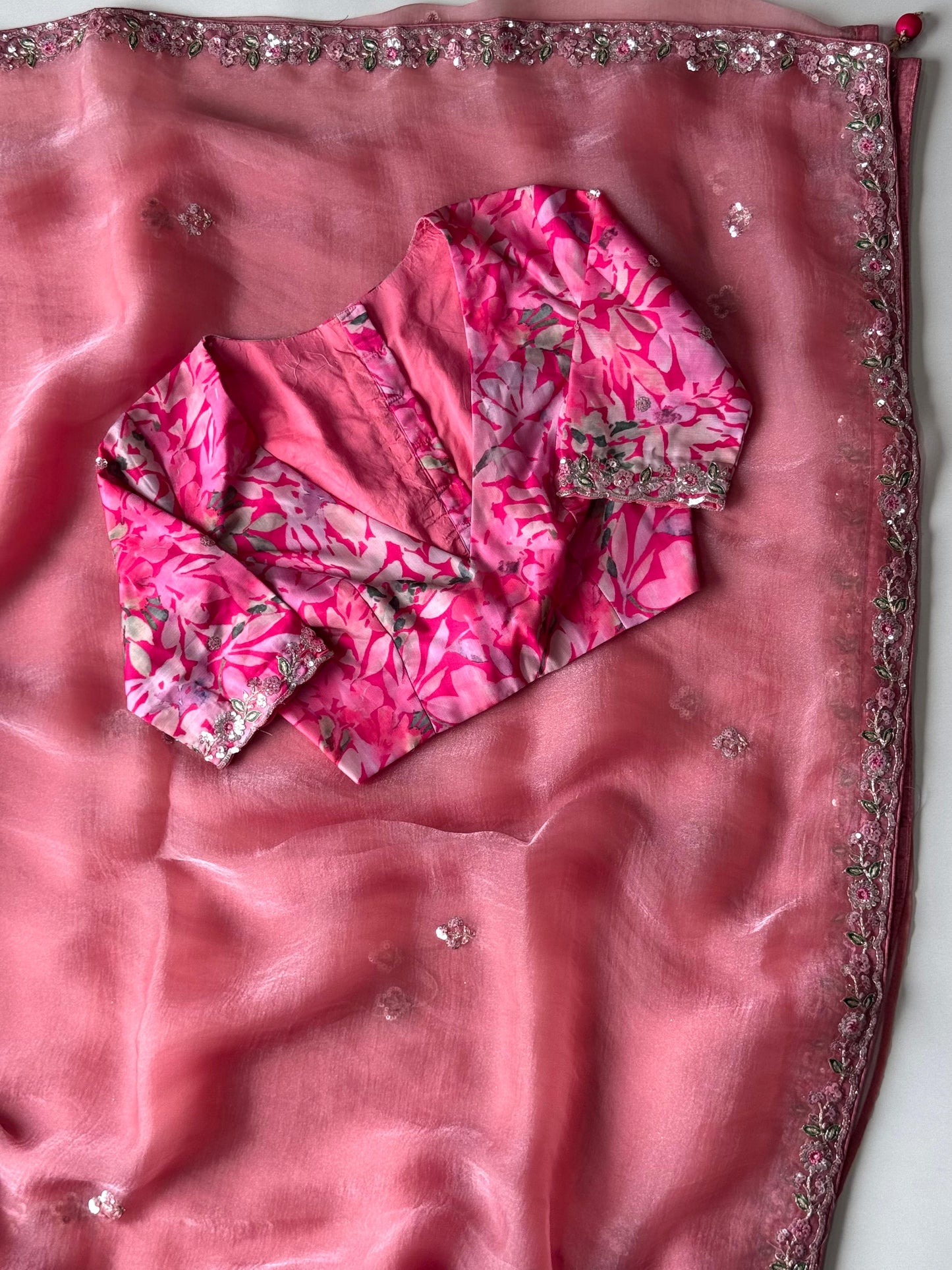 Pink Serenade Saree