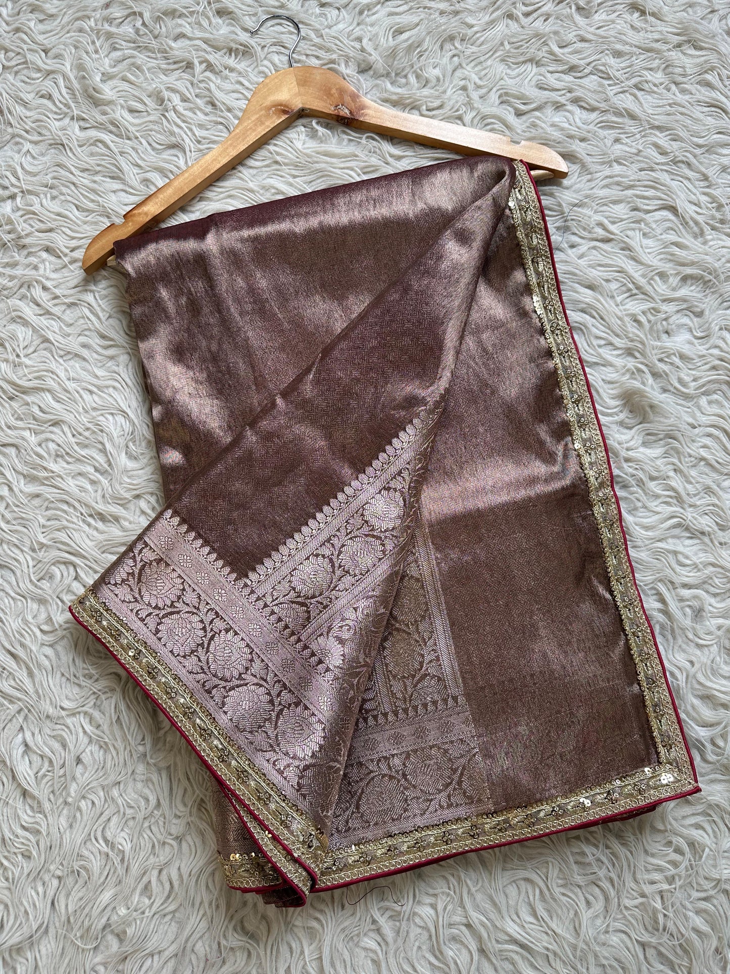 Bronze Elegance Saree