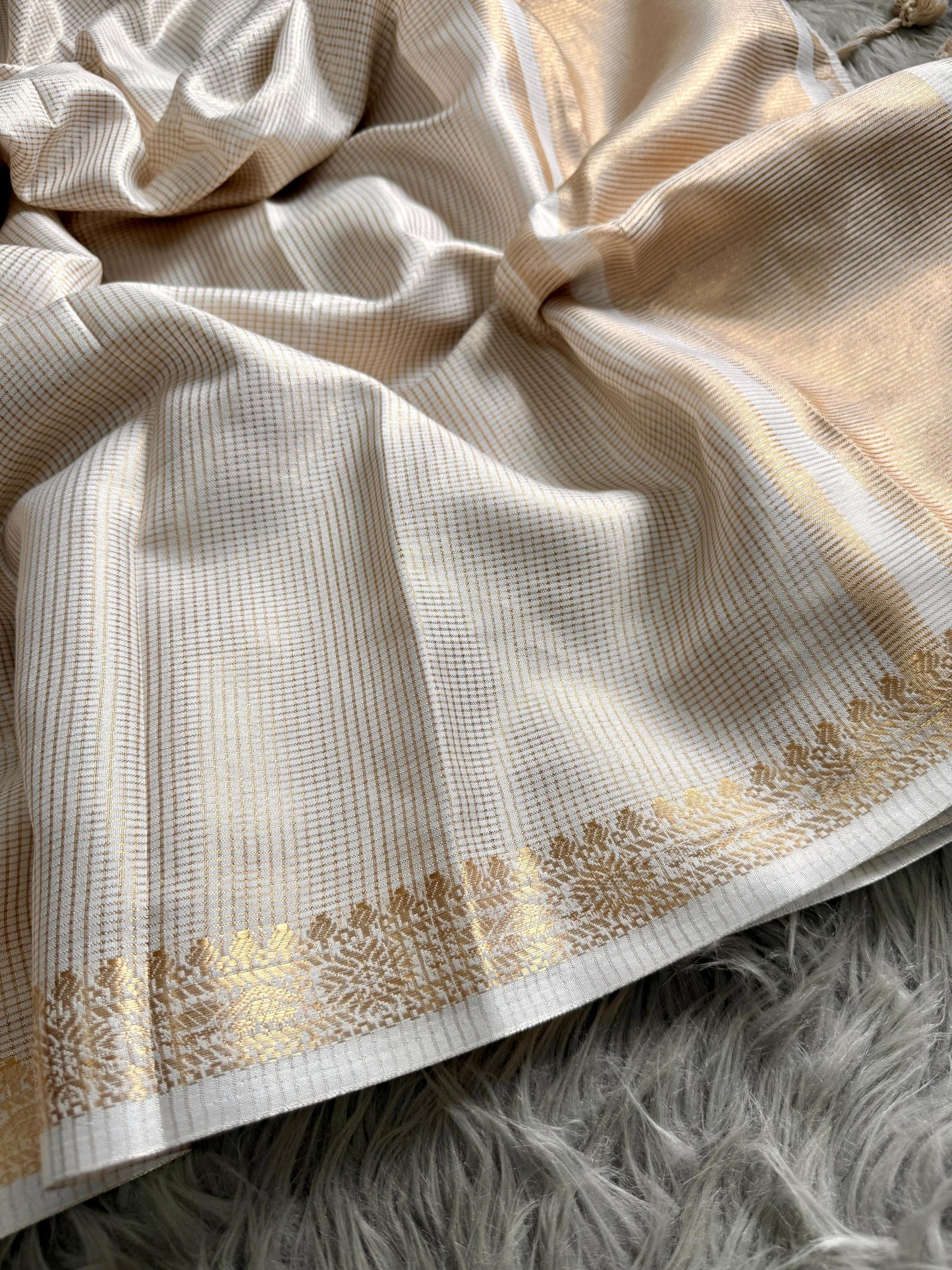 Kumudini Gold Saree