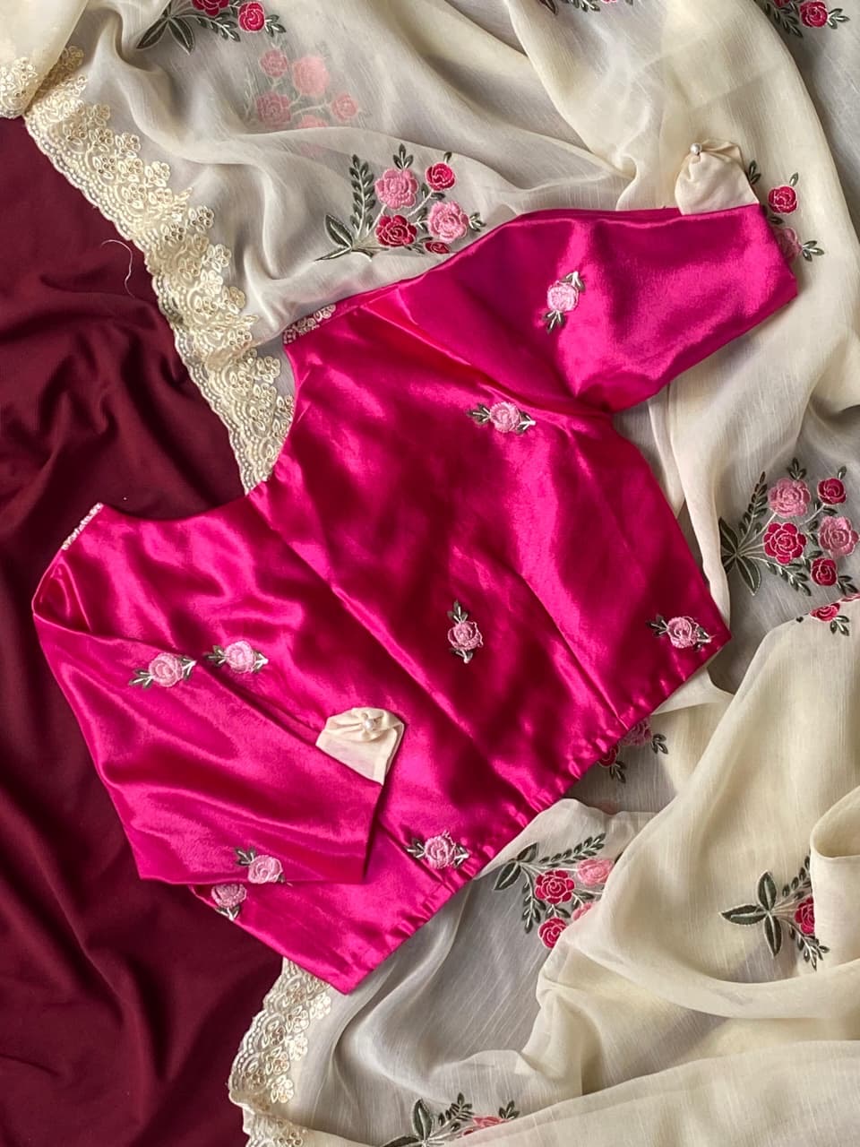 Blush Garden Saree