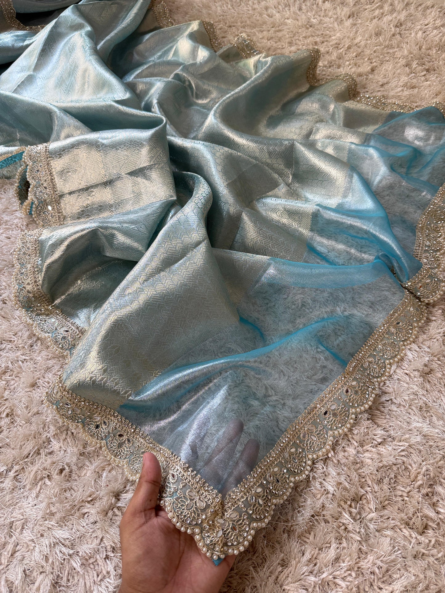 Sage Noor Banarasi Saree