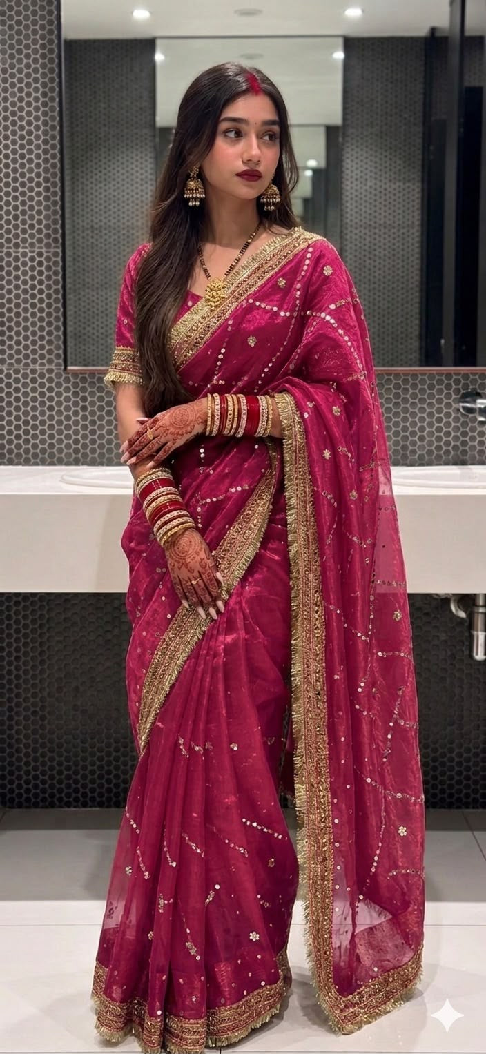 Sitara Shimmer Saree