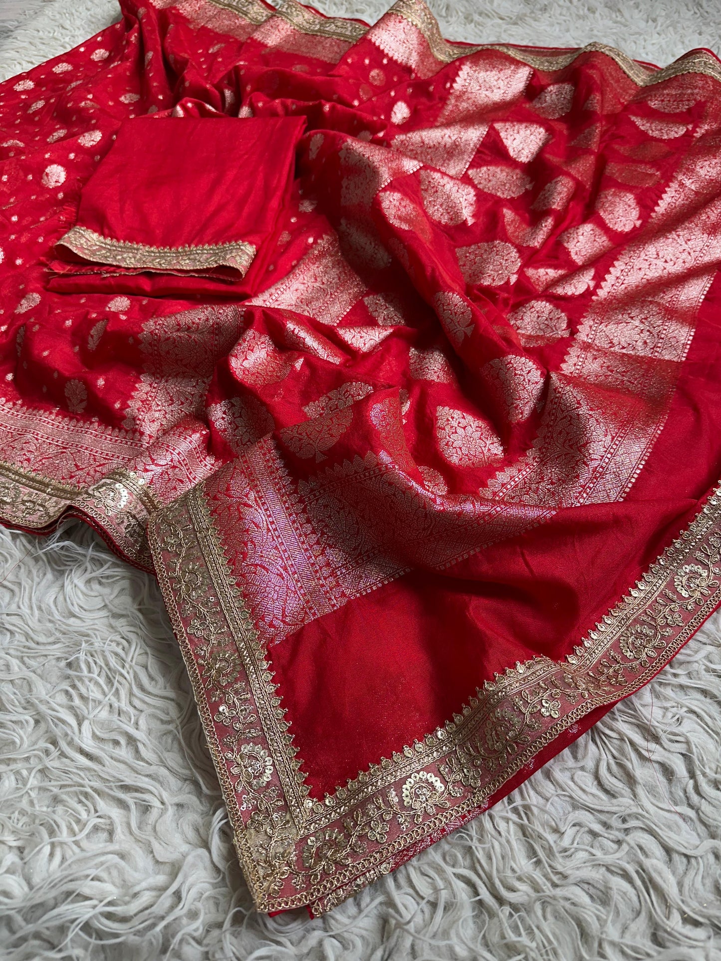 Kanakavalli Khadi Georgette Saree