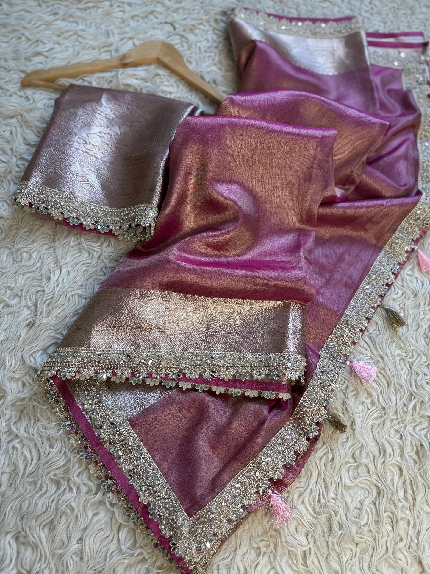 Royal Radiance saree(Blush Pink)