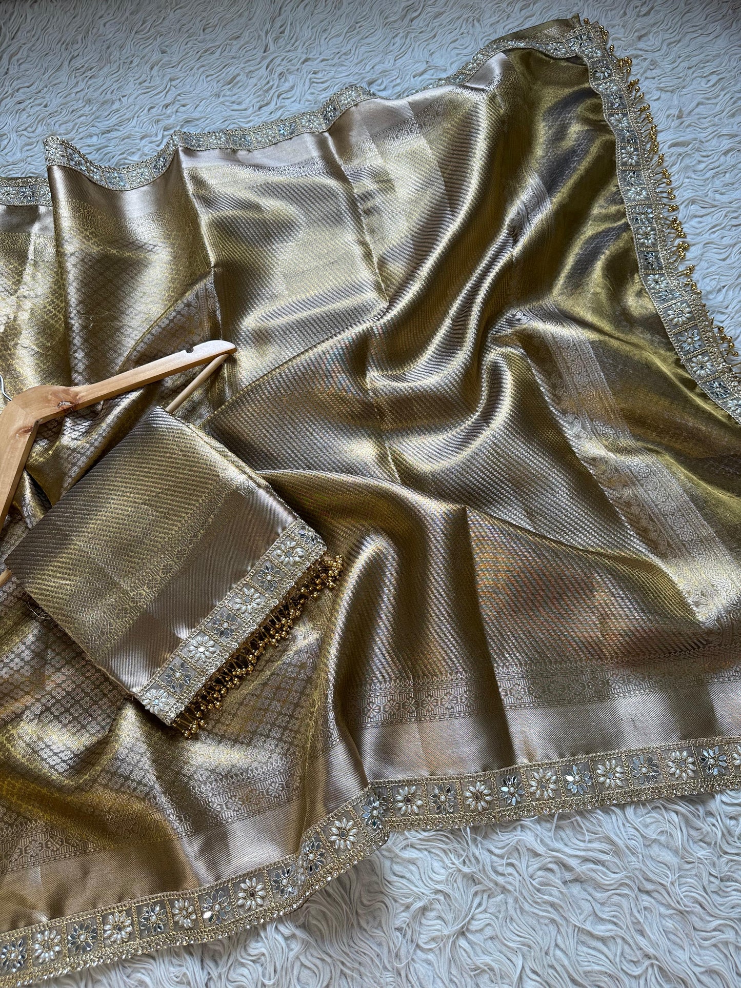Golden Aura Saree