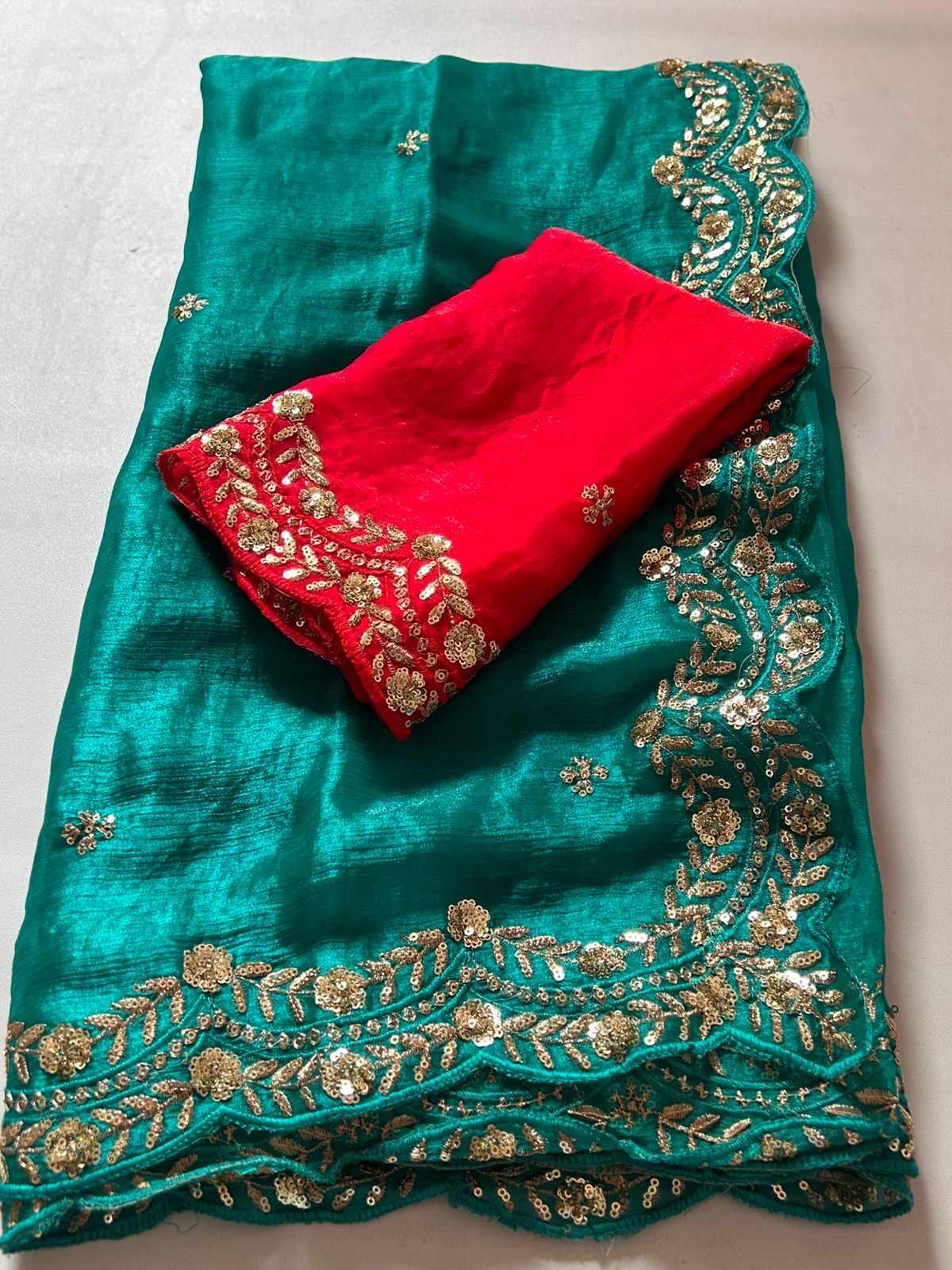 Neon Noor Saree