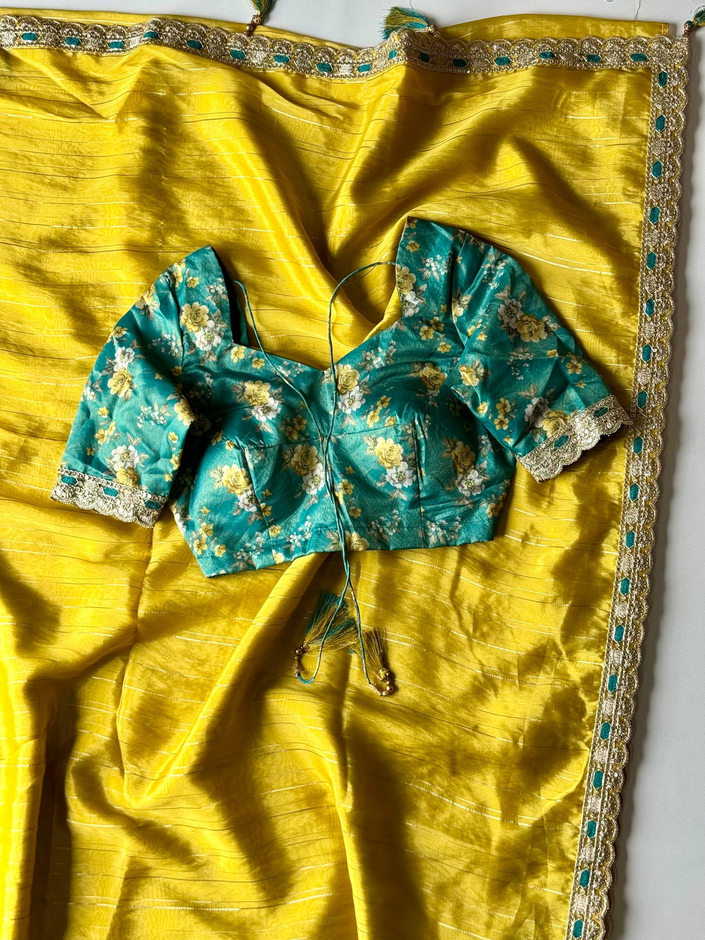 Floral Sunshine Saree