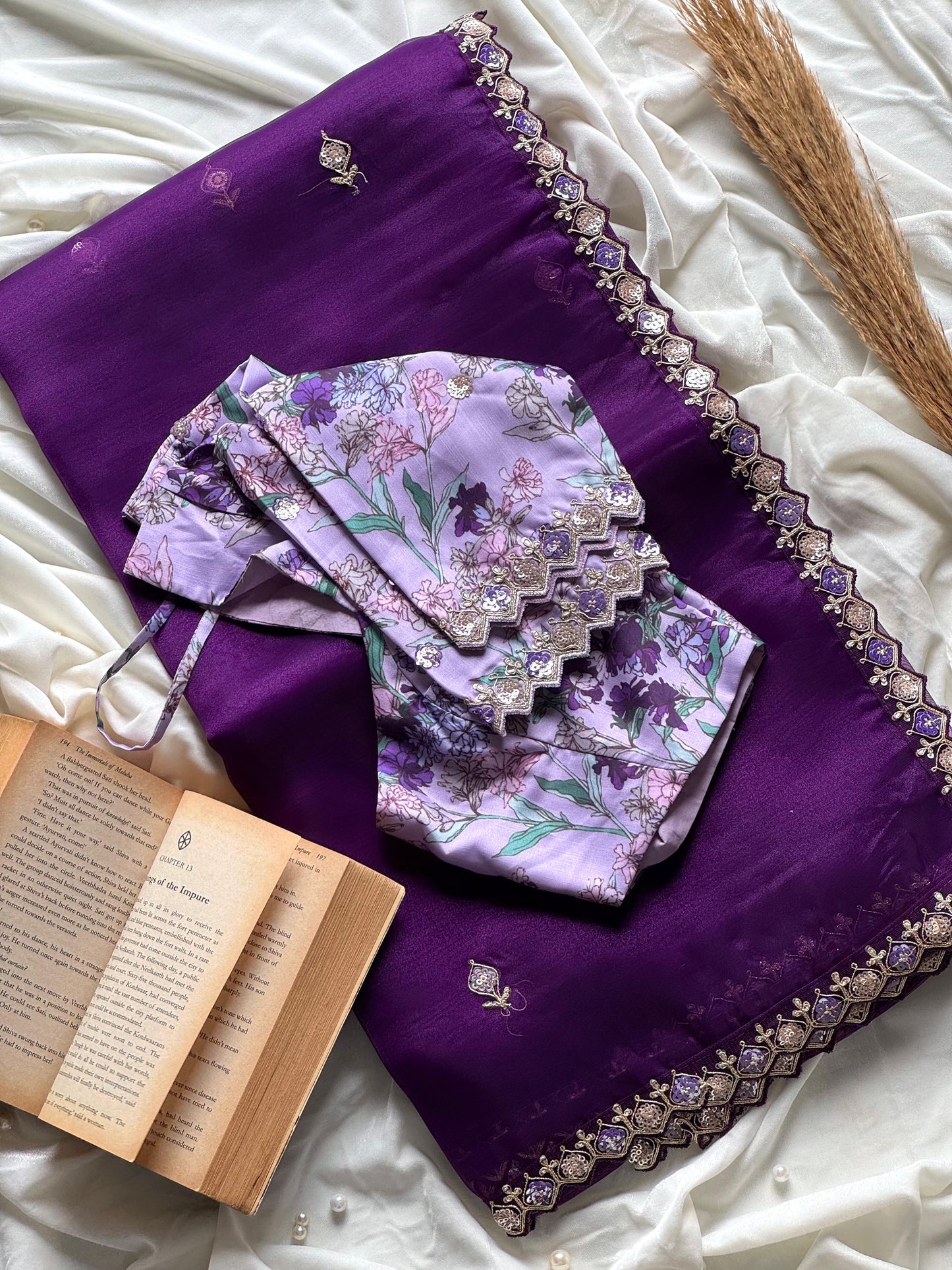 Violate Whisper Saree