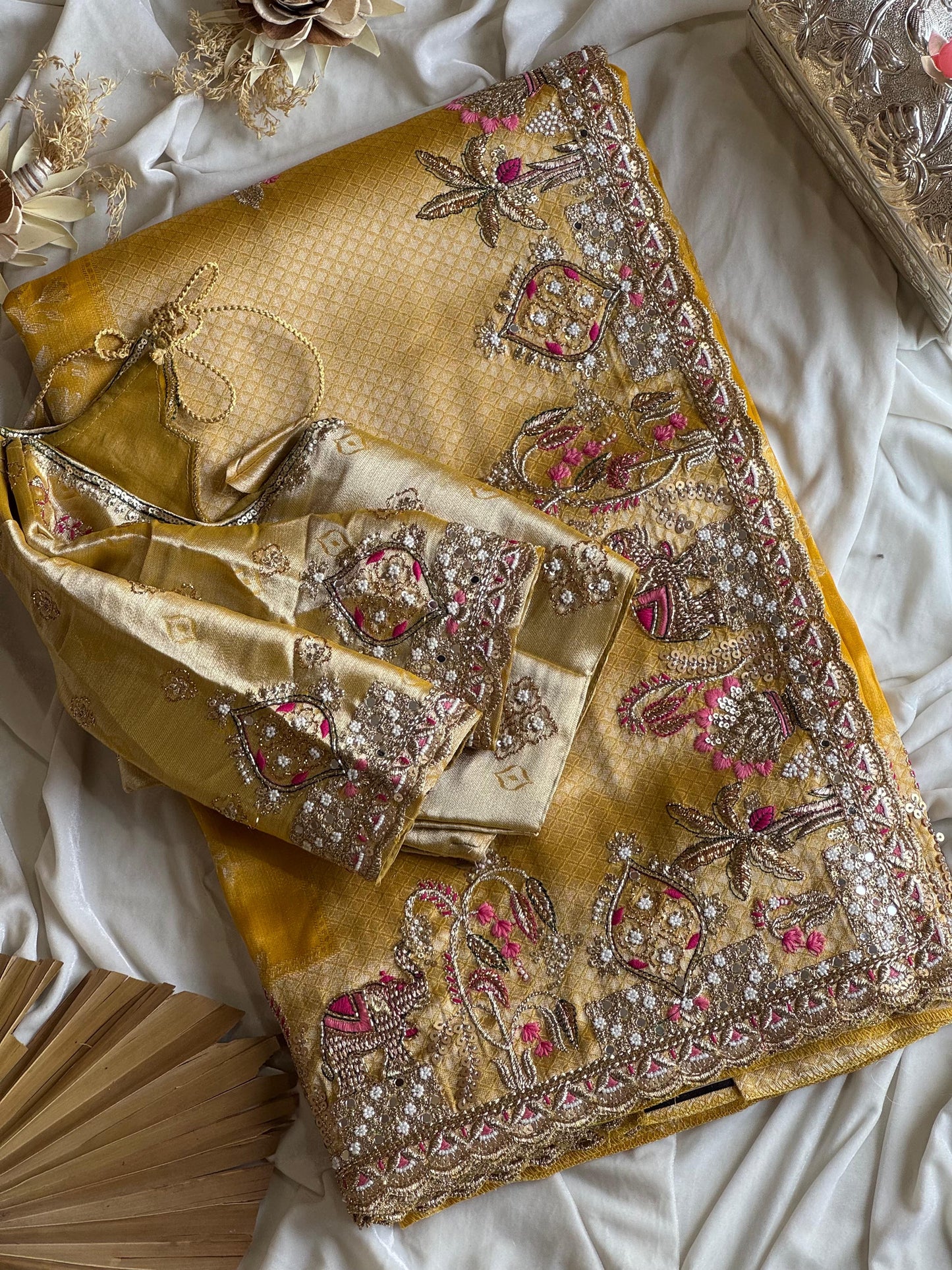 Suvarna Gulbahar Saree