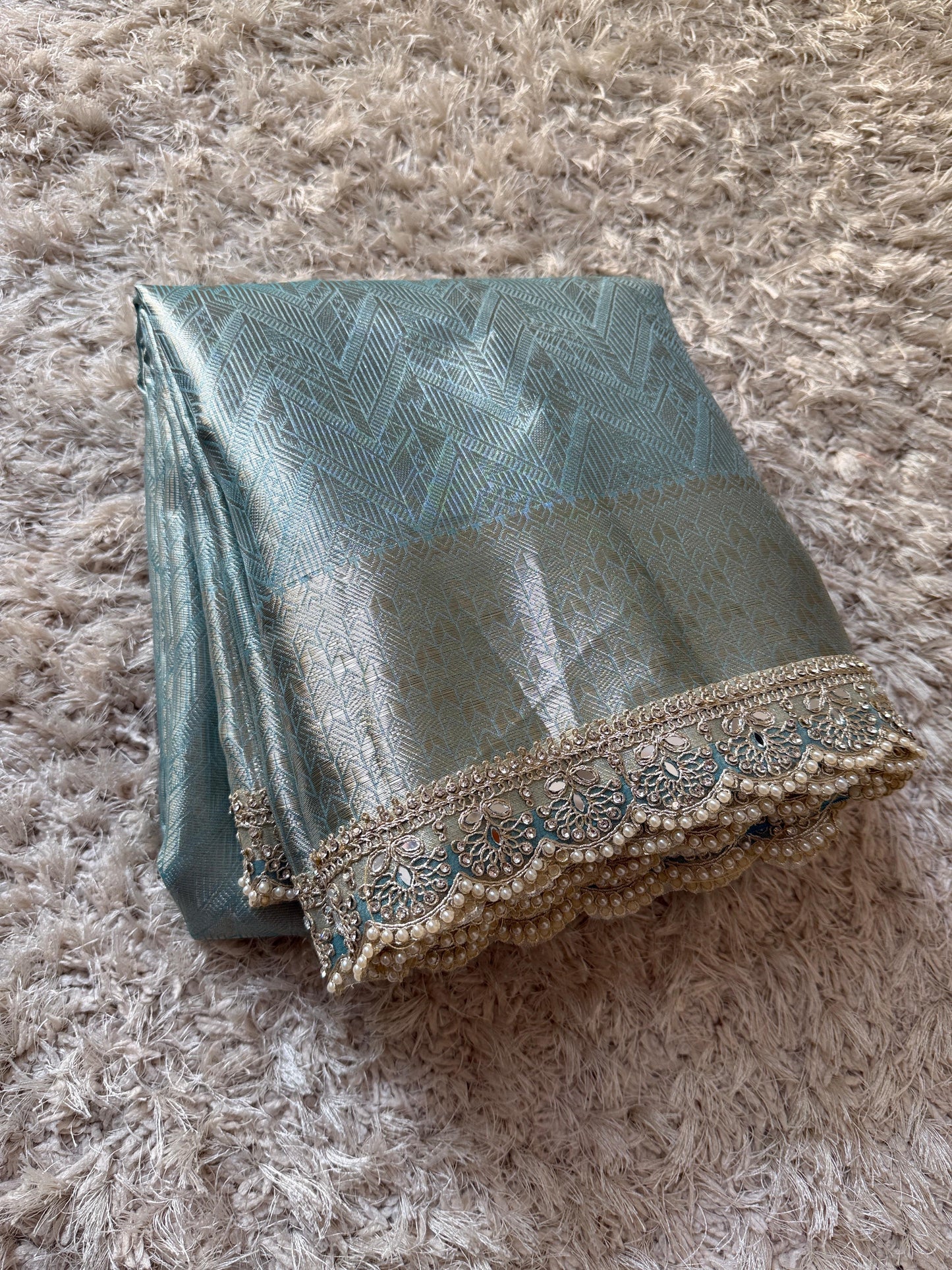 Sage Noor Banarasi Saree