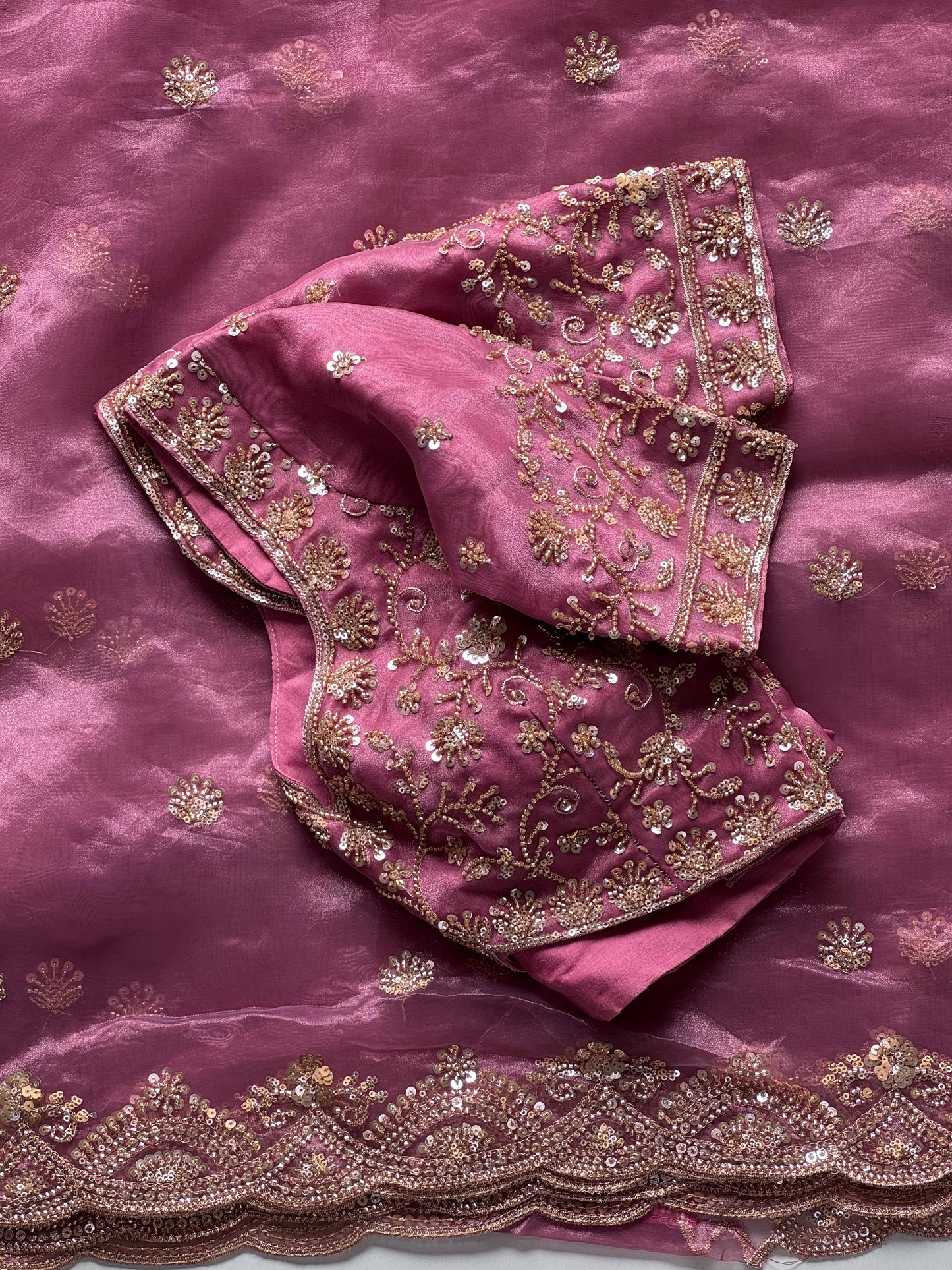 Mehfil Mauve Luxe Saree