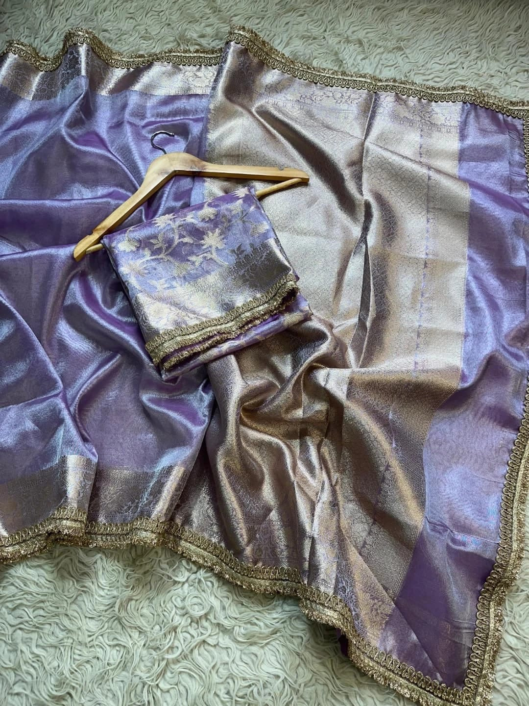 Aqua Aura Banarasi Saree