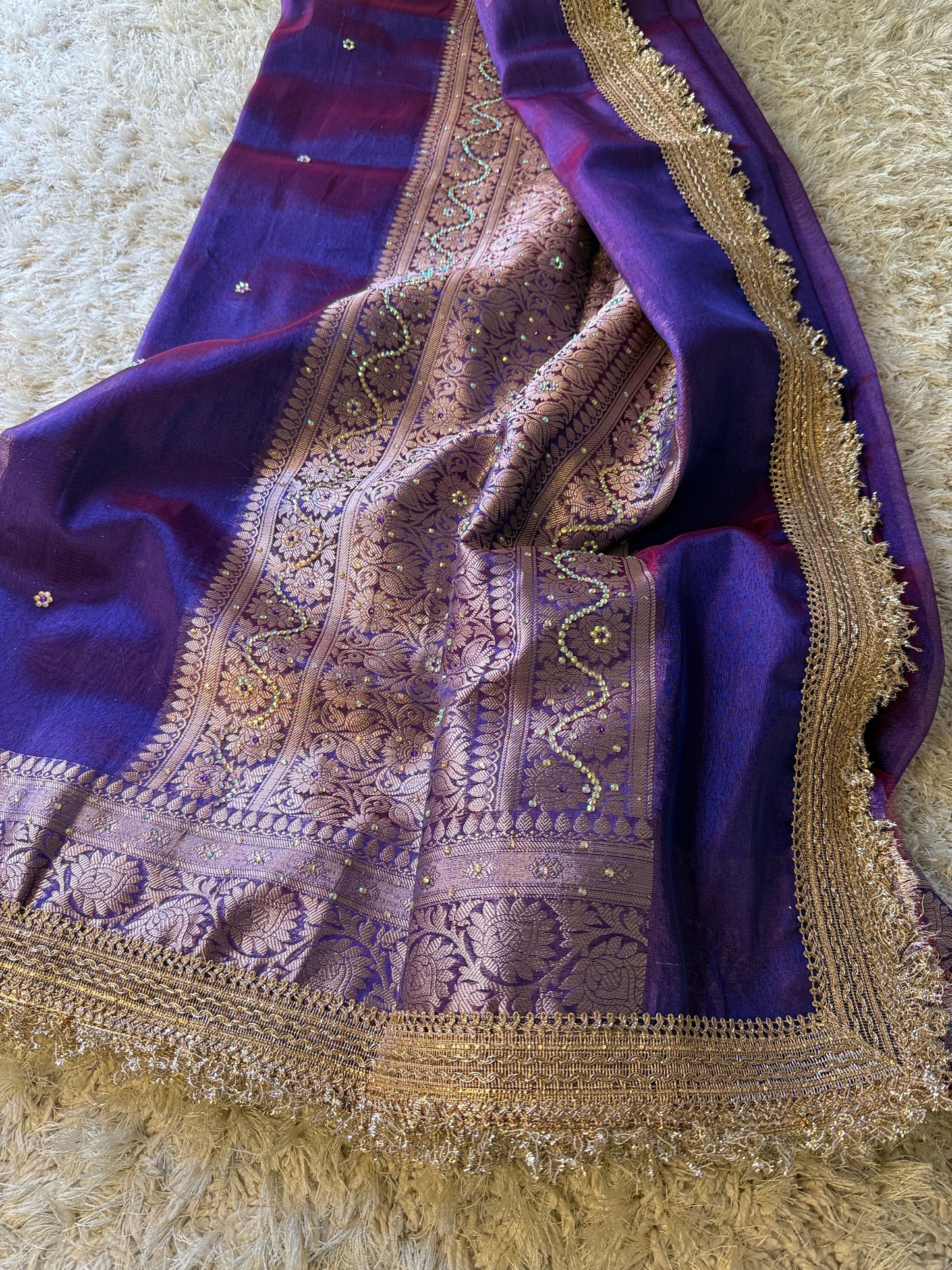 Sunehri Saaz(Purple)