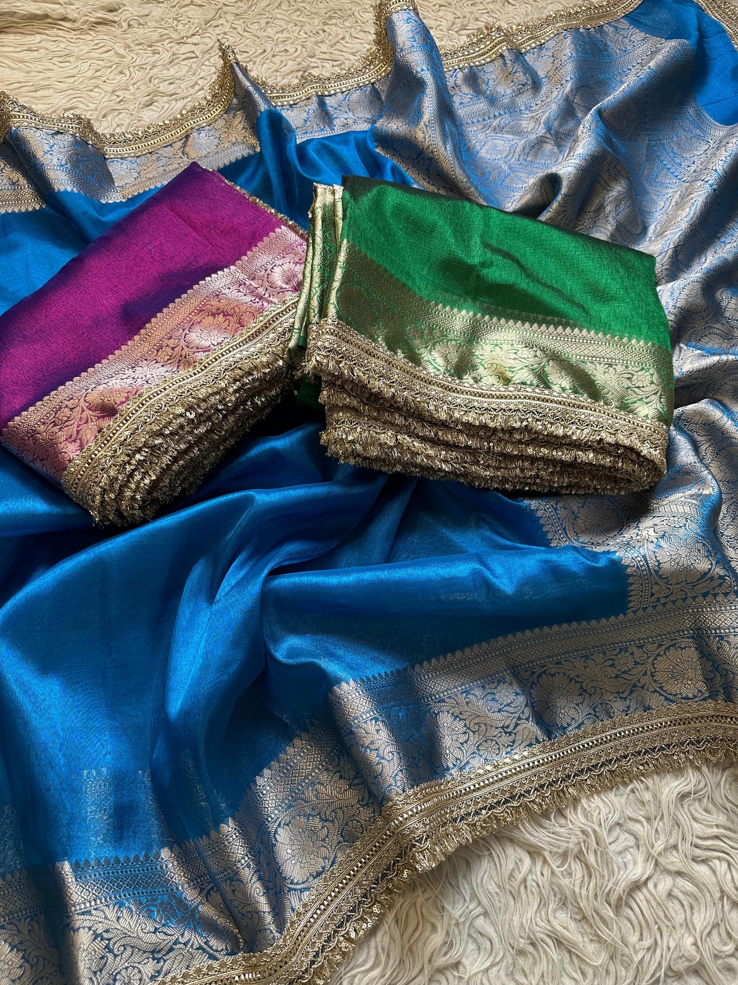 Sunehri Gul(Royal (Turquoise)